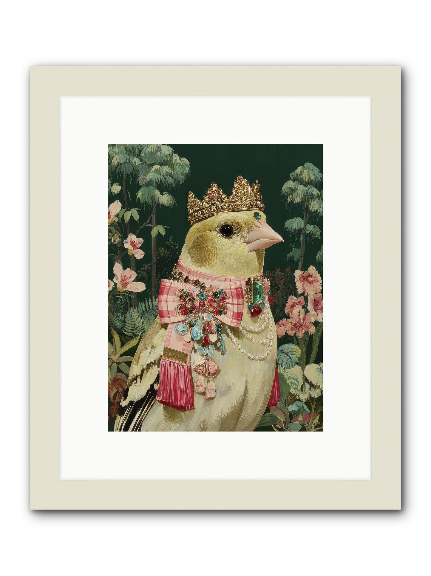 Wishful Notes No.1 -- Framed Print - White 9x12