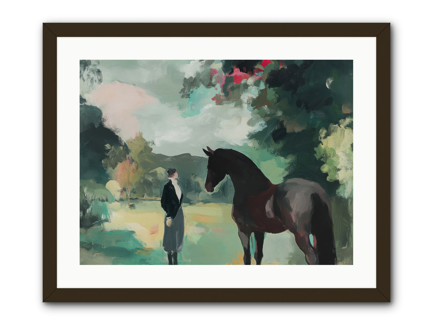 Wistful Wanderer -- Framed Print - Black 24x18