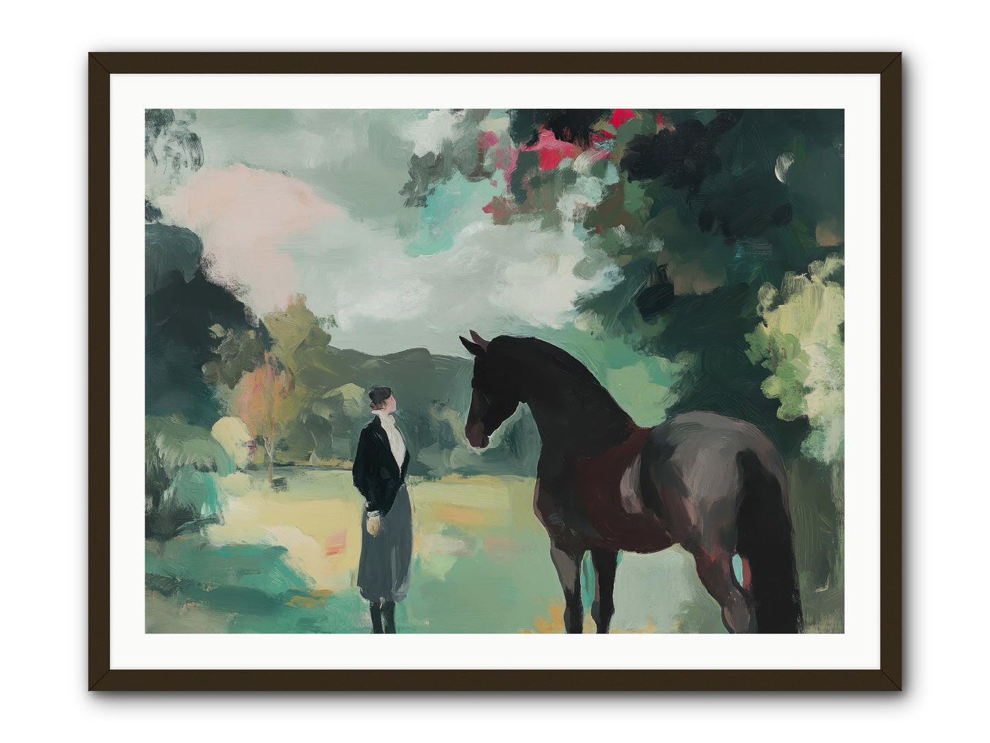 Wistful Wanderer -- Framed Print - Black 40x30