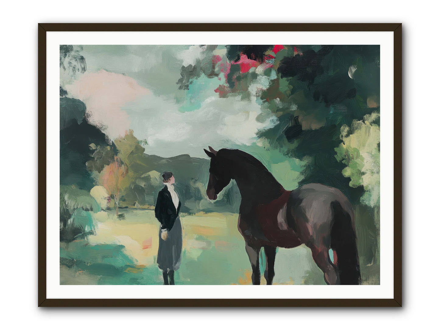 Wistful Wanderer -- Framed Print - Black 48x36