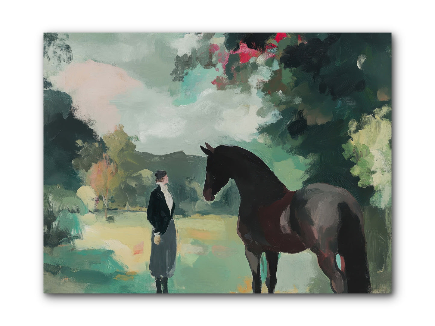 Wistful Wanderer -- Wrapped Canvas 12x9