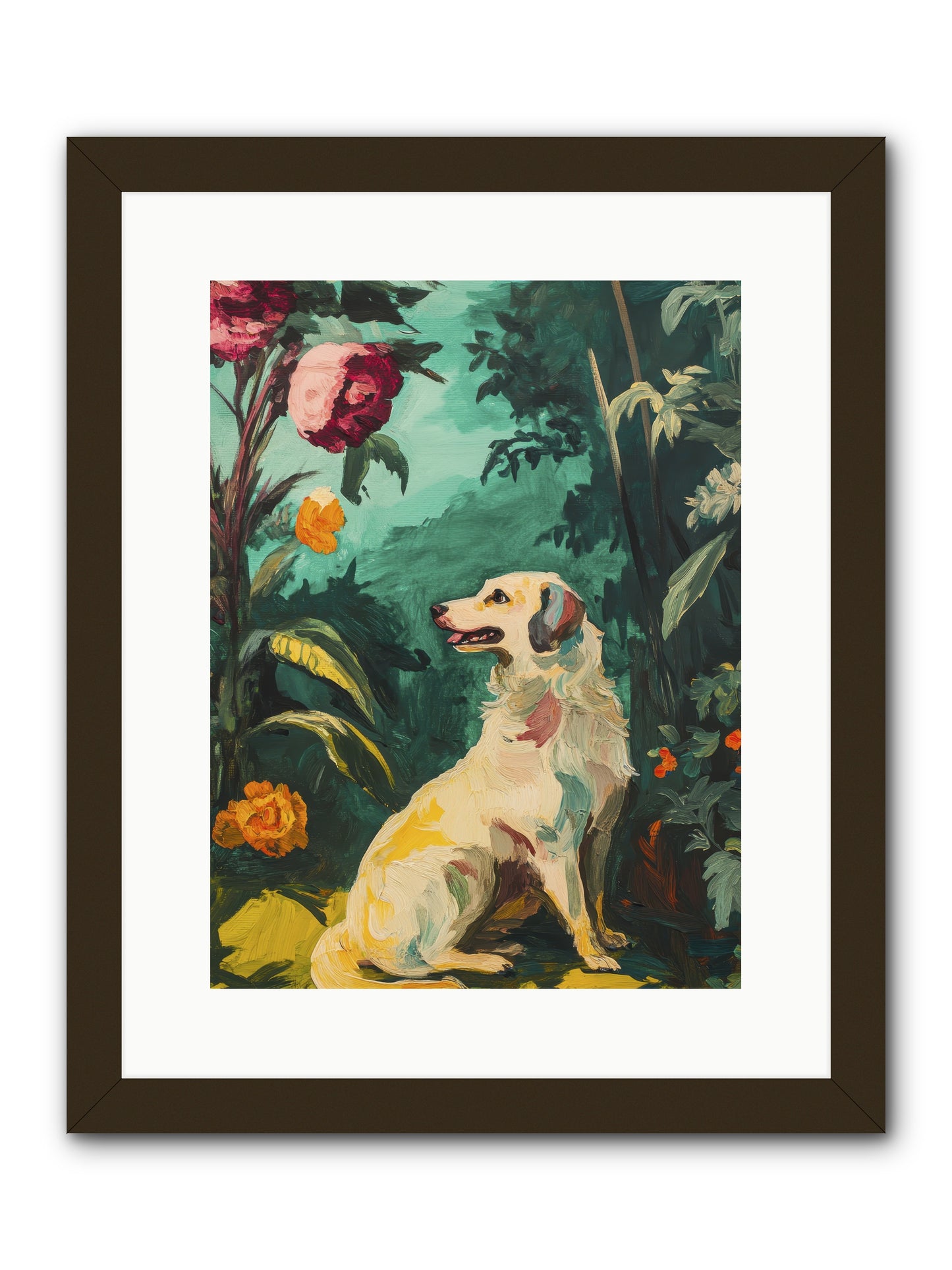 Within the Fern Hollow -- Framed Print - Black 12x16