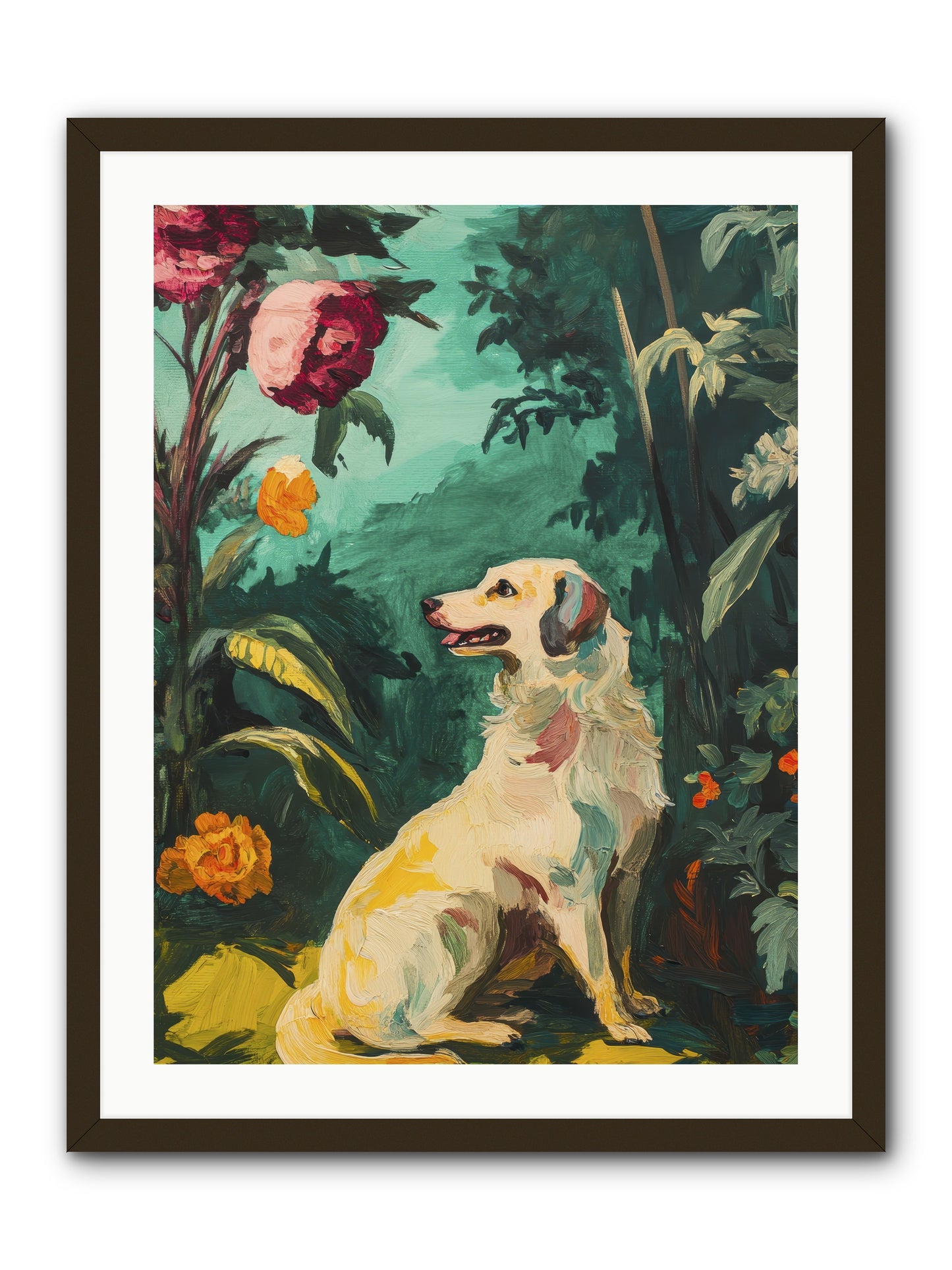 Within the Fern Hollow -- Framed Print - Black 24x32