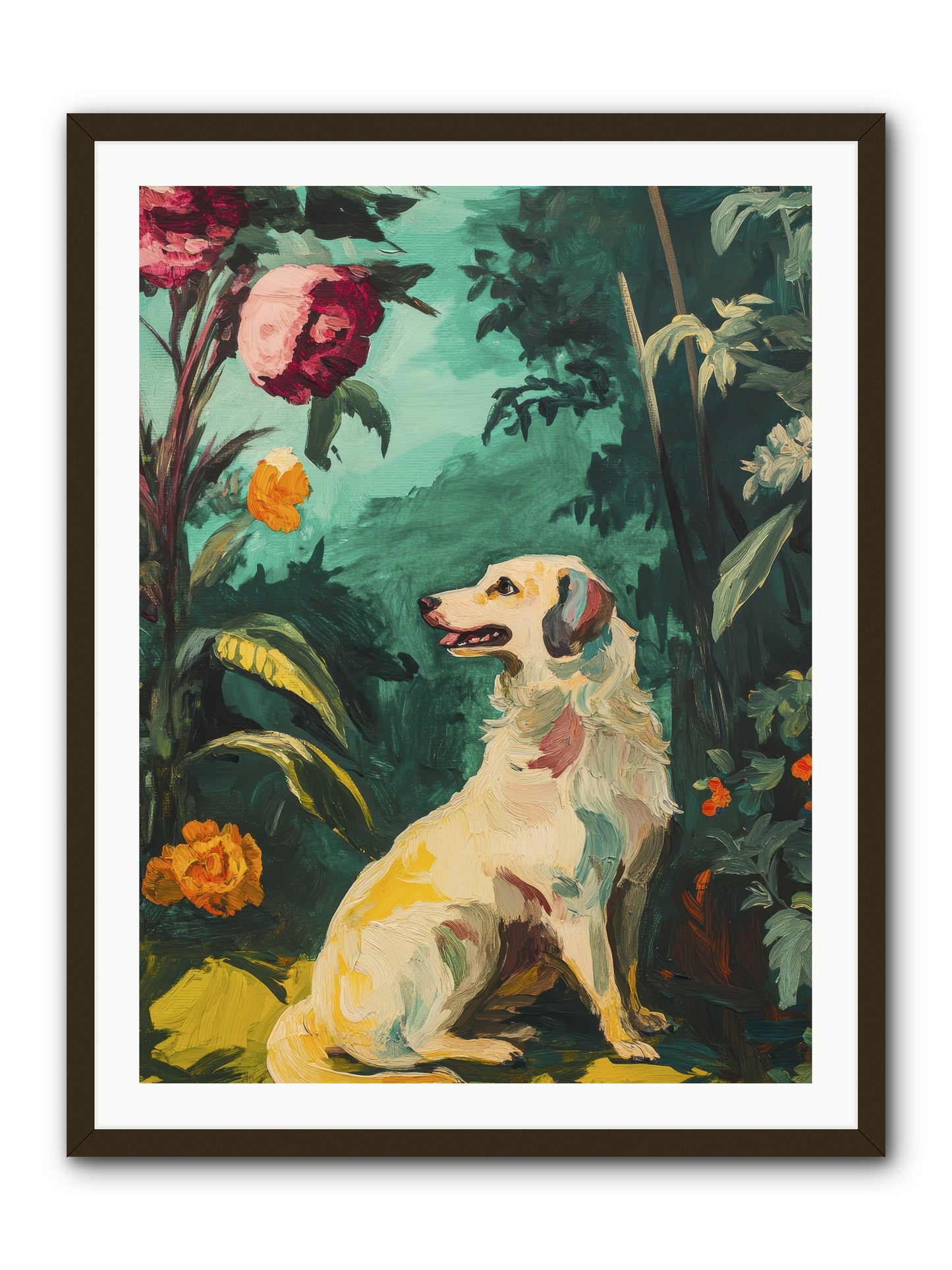 Within the Fern Hollow -- Framed Print - Black 30x40