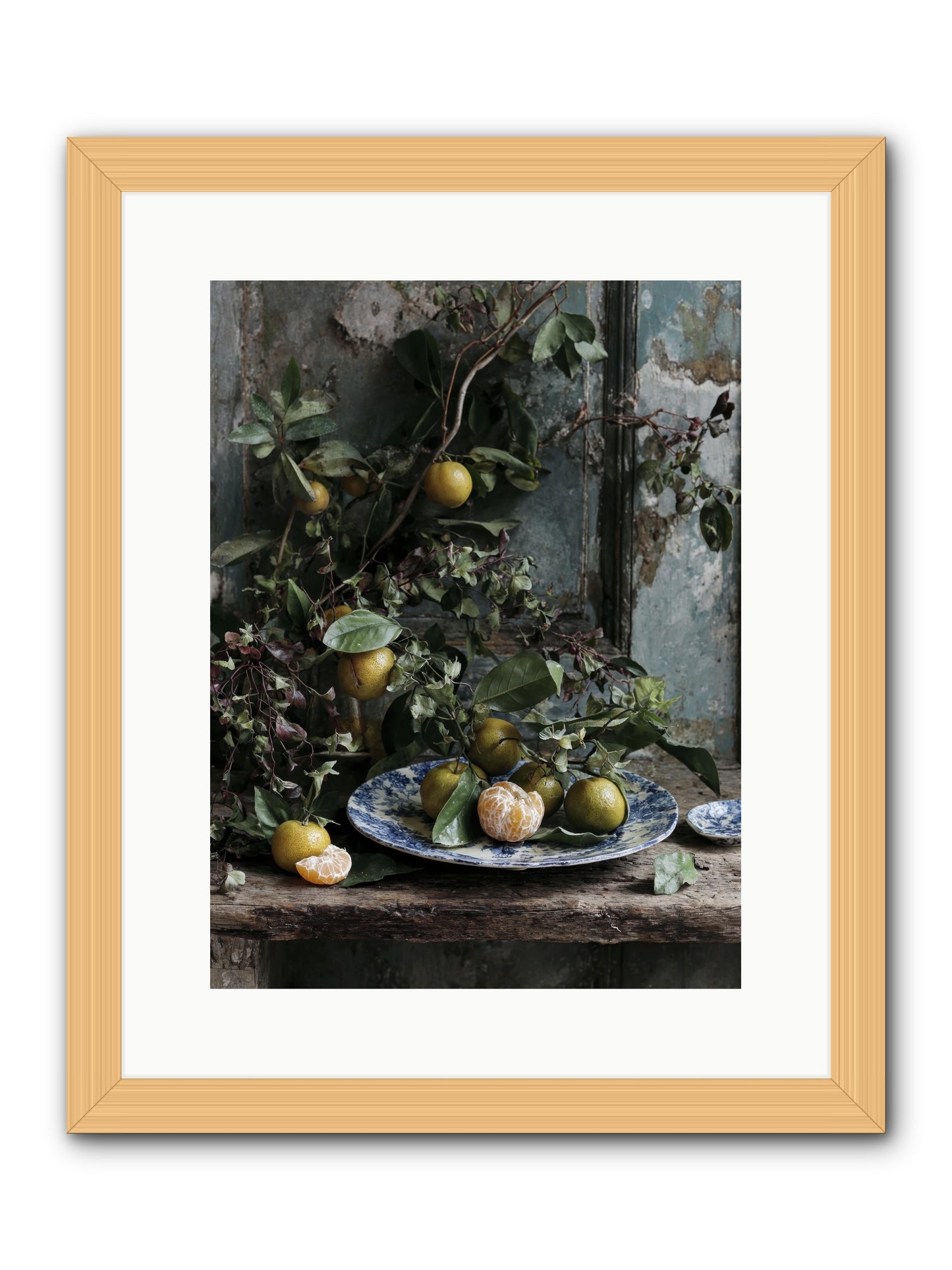 Wonderful things -- Framed Print - Natural 12x16