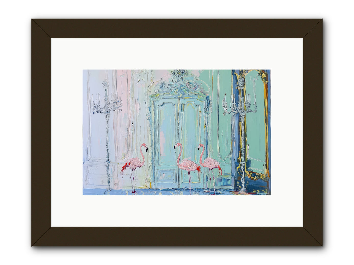 Wonderland Waiting -- Framed Print - Black 12x8