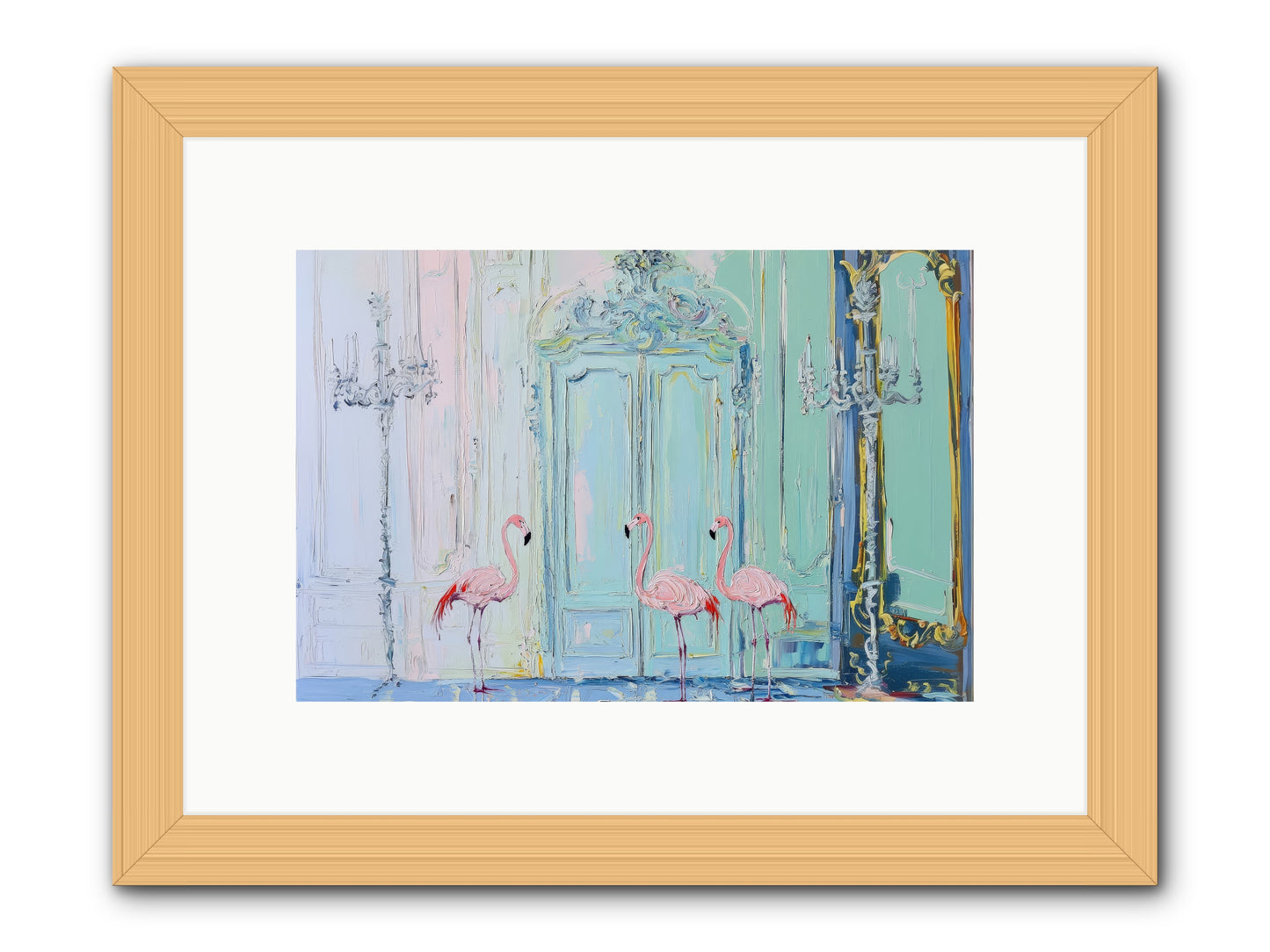 Wonderland Waiting -- Framed Print - Natural 12x8
