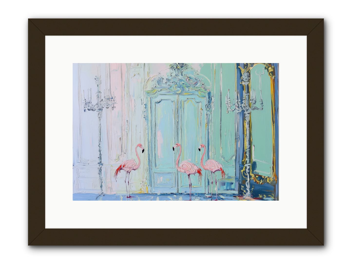 Wonderland Waiting -- Framed Print - Black 15x10