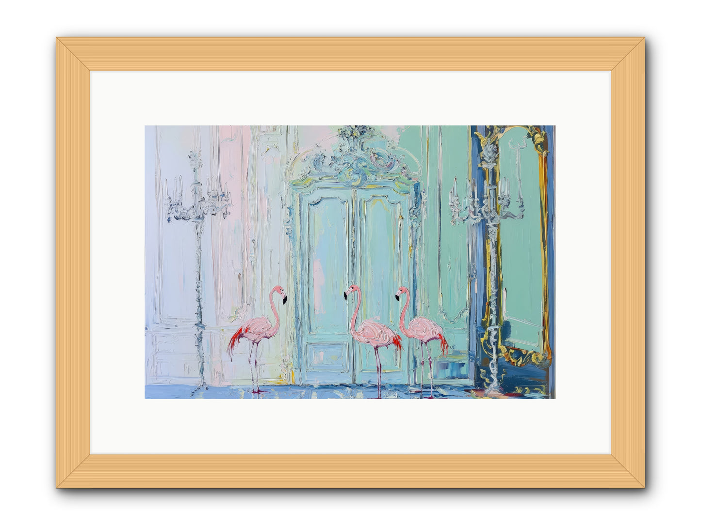 Wonderland Waiting -- Framed Print - Natural 15x10