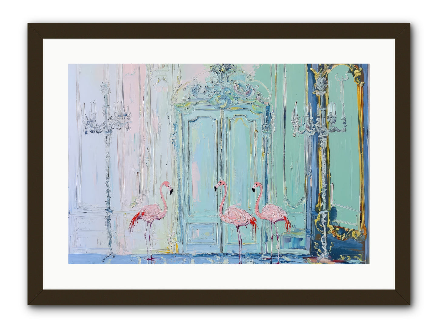 Wonderland Waiting -- Framed Print - Black 24x16