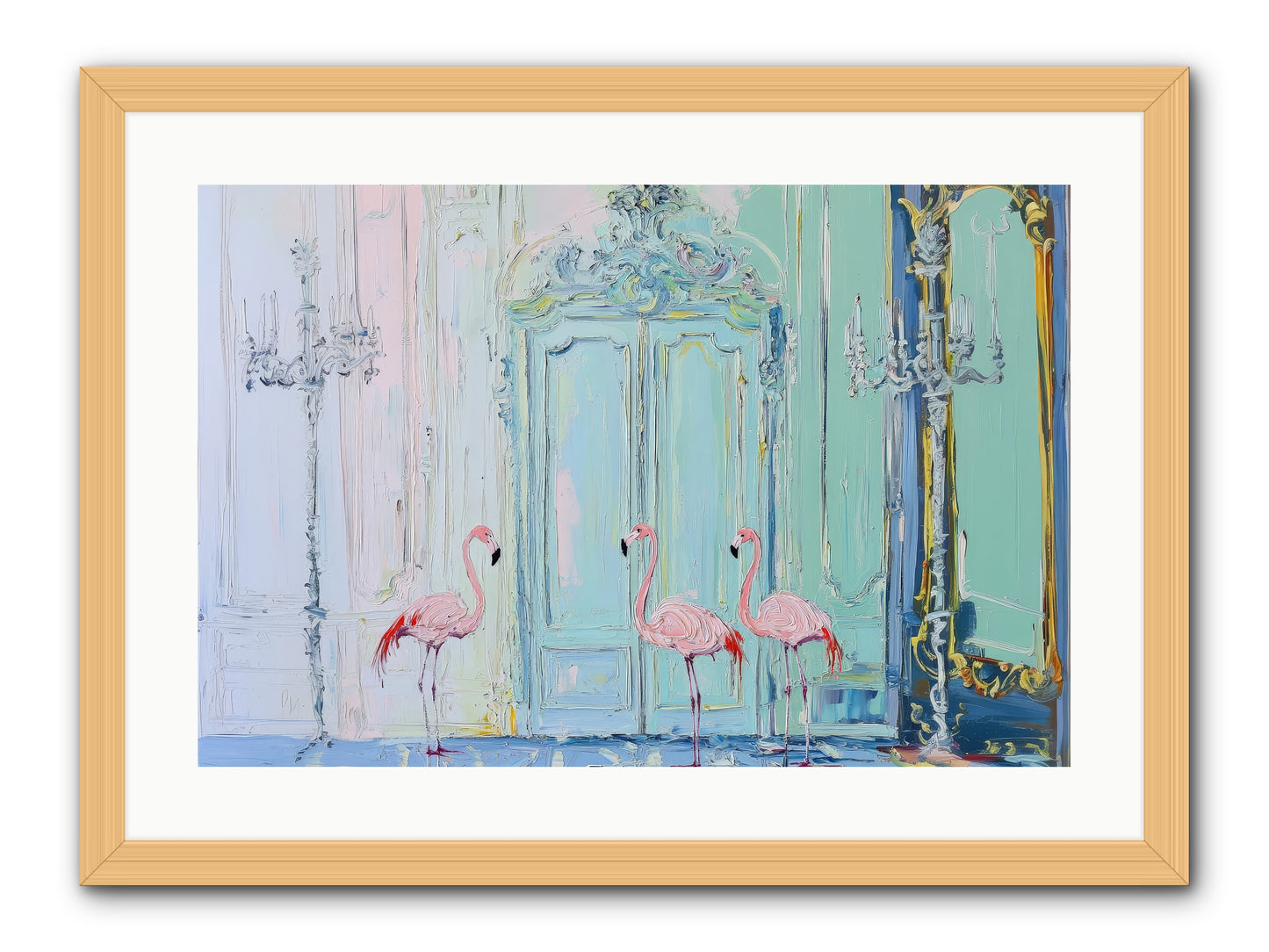 Wonderland Waiting -- Framed Print - Natural 24x16