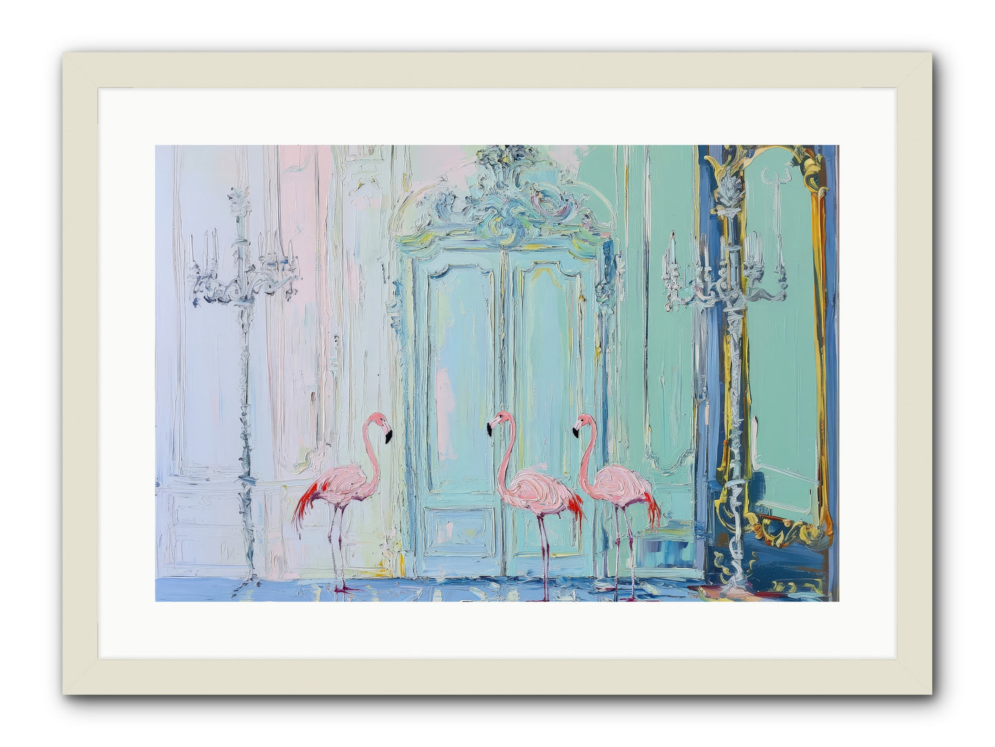 Wonderland Waiting -- Framed Print - White 24x16