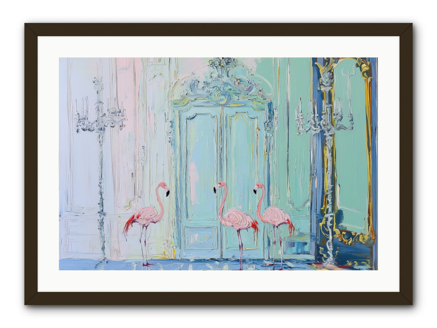 Wonderland Waiting -- Framed Print - Black 30x20