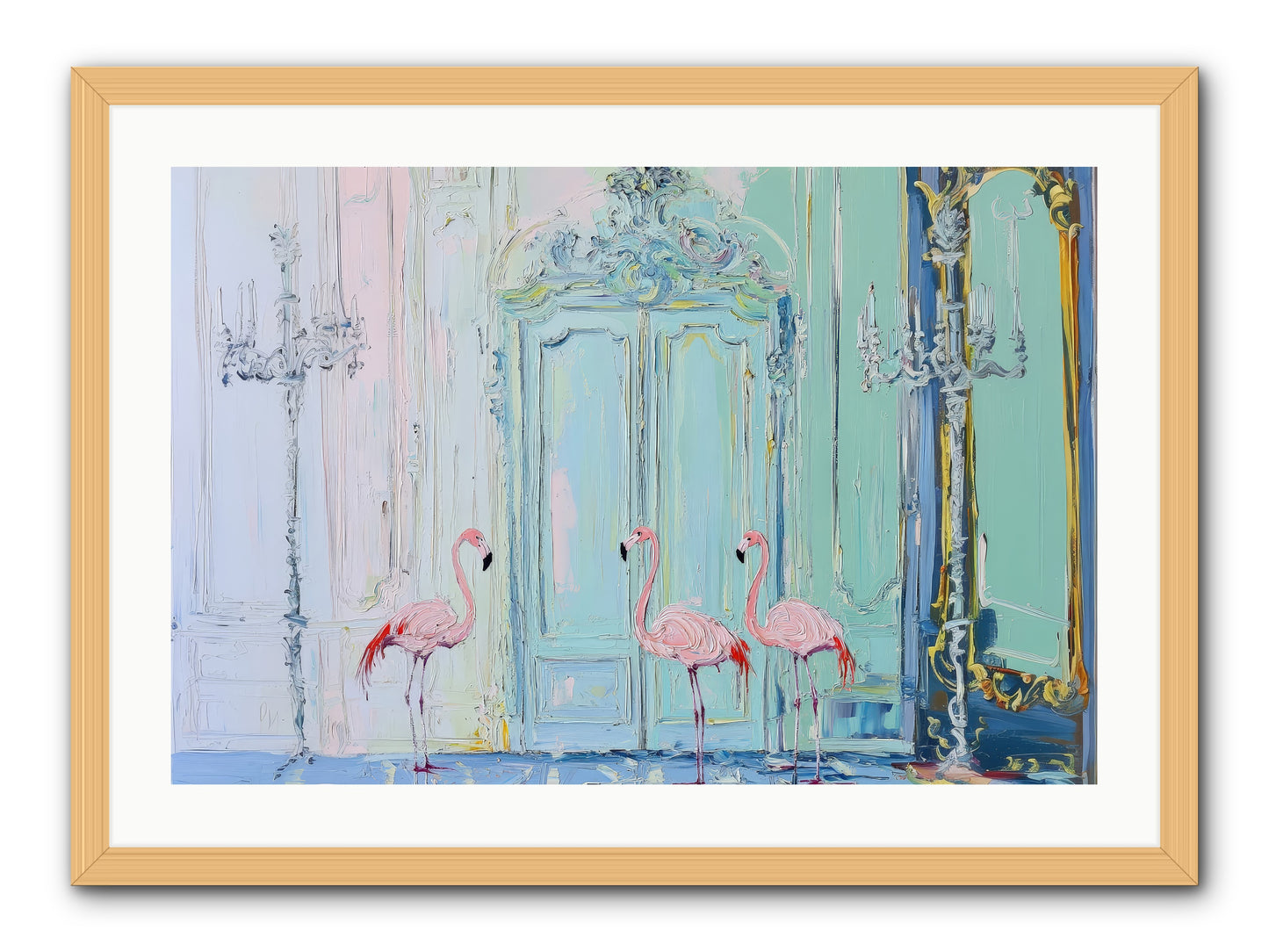 Wonderland Waiting -- Framed Print - Natural 30x20