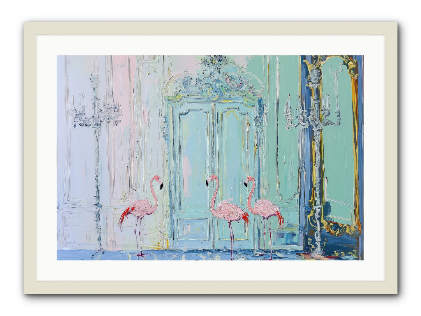 Wonderland Waiting -- Framed Print - White 30x20