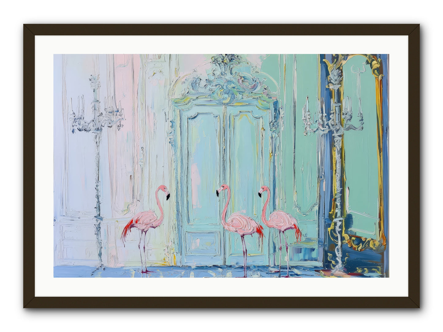 Wonderland Waiting -- Framed Print - Black 36x24