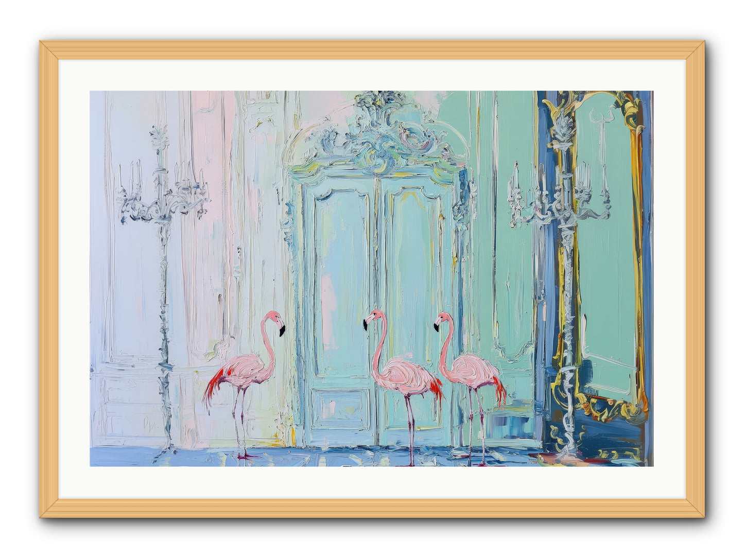 Wonderland Waiting -- Framed Print - Natural 36x24