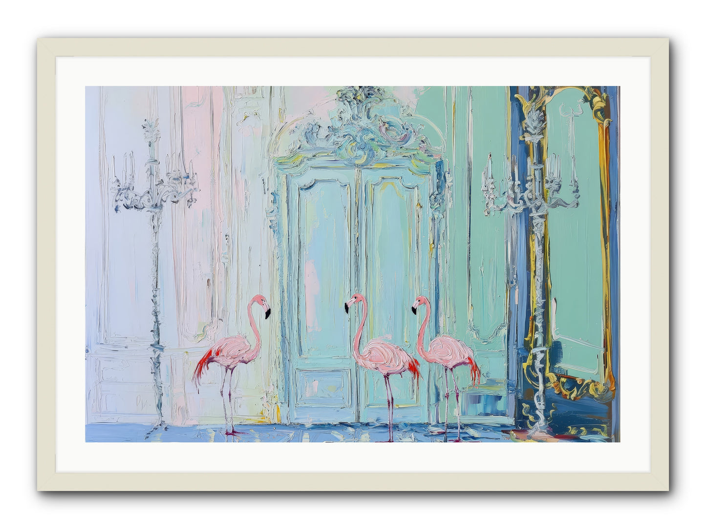Wonderland Waiting -- Framed Print - White 36x24