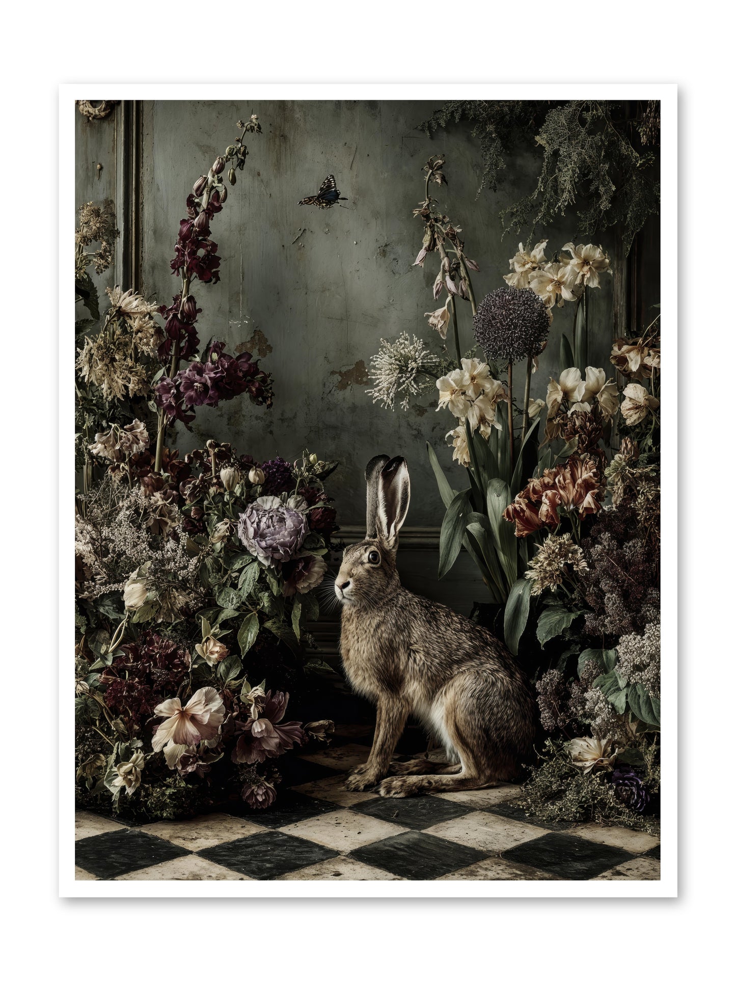Woodland Enchantress -- Loose Canvas Print 36x48
