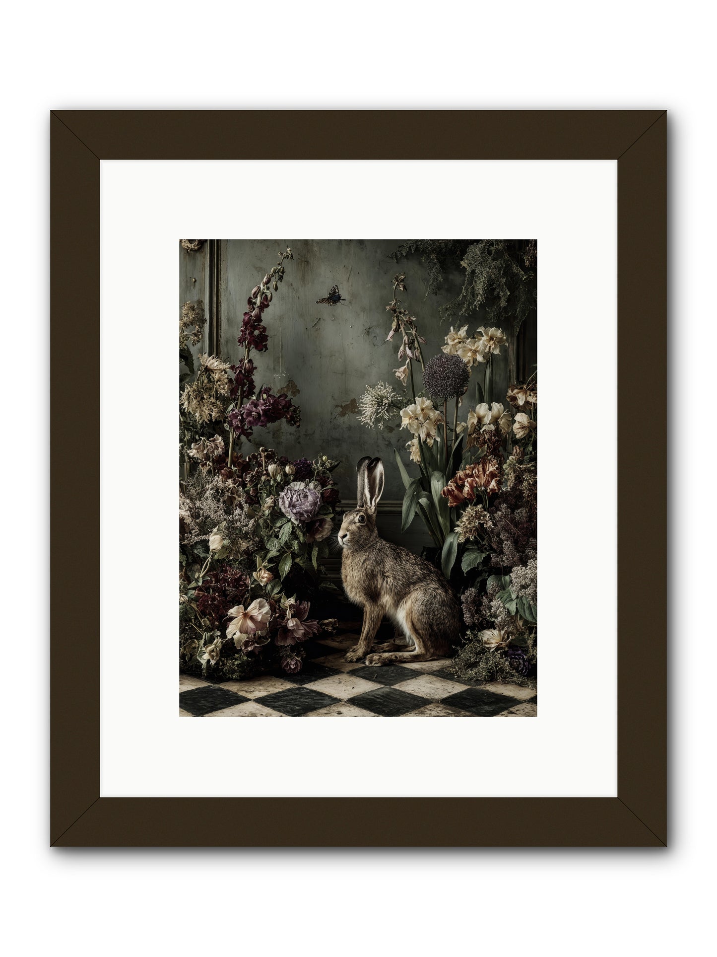 Woodland Enchantress -- Framed Print - Black 9x12