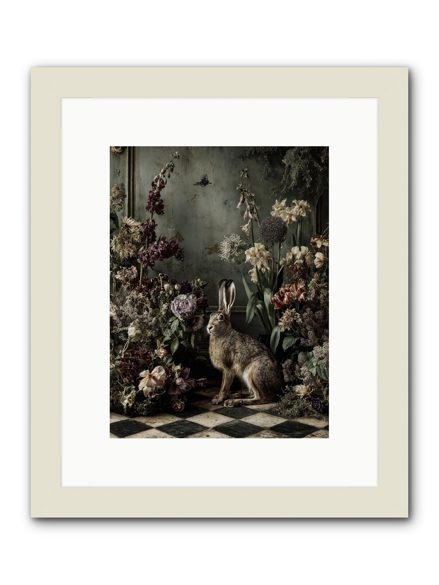 Woodland Enchantress -- Framed Print - White 9x12