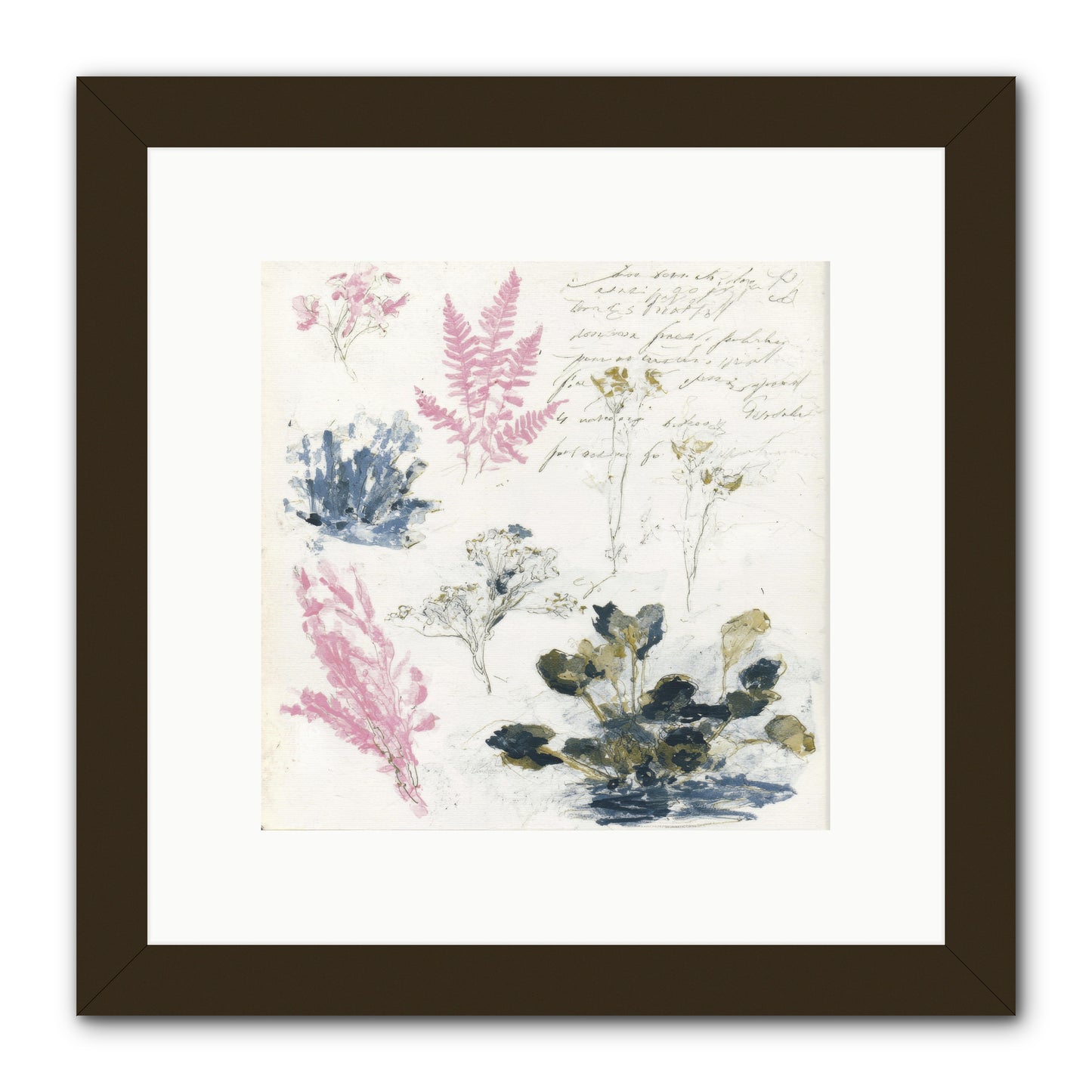 Woodland Memoir No.1 -- Framed Print - Black 10x10