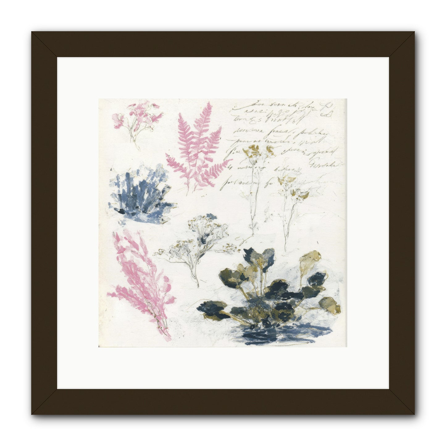 Woodland Memoir No.1 -- Framed Print - Black 12x12