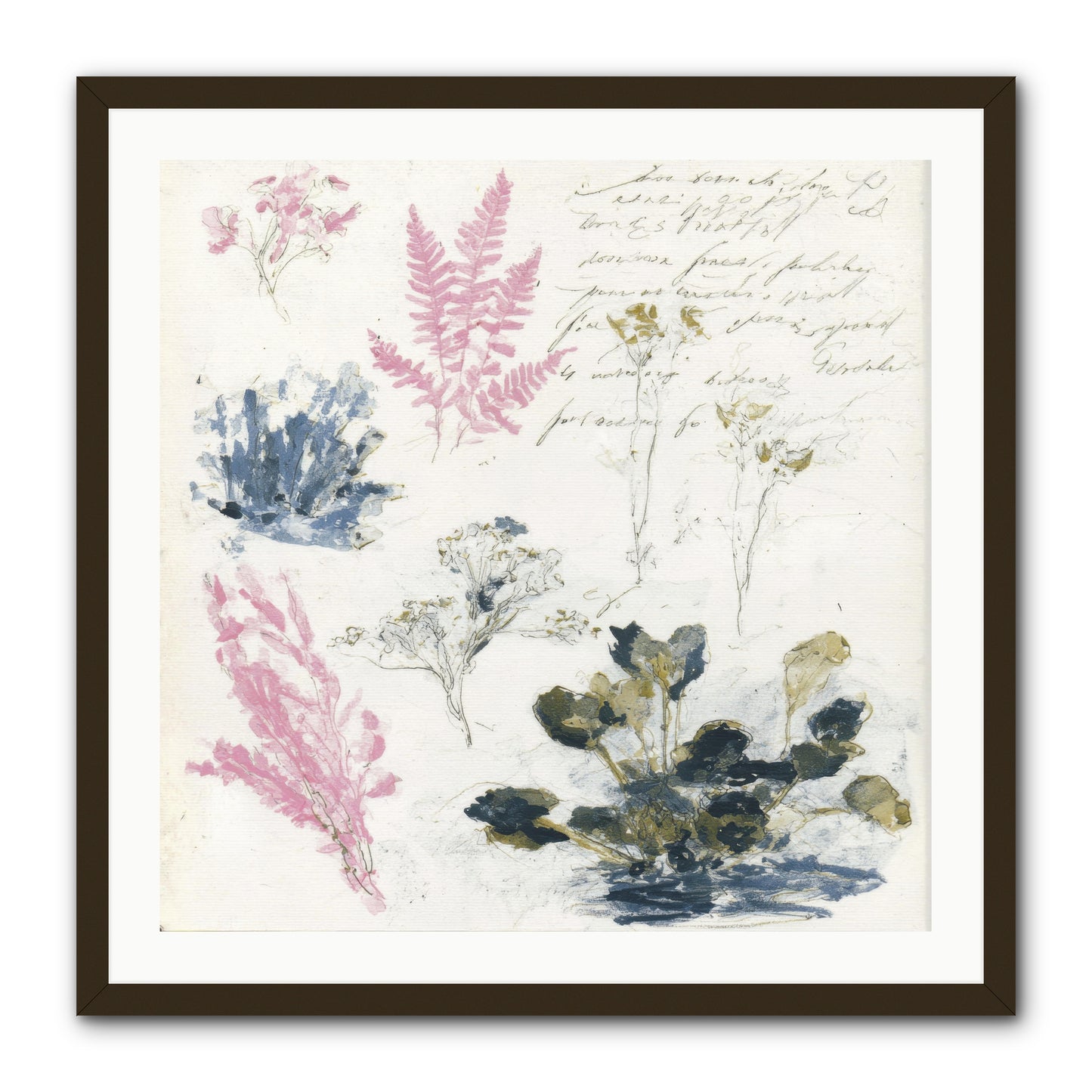 Woodland Memoir No.1 -- Framed Print - Black 30x30