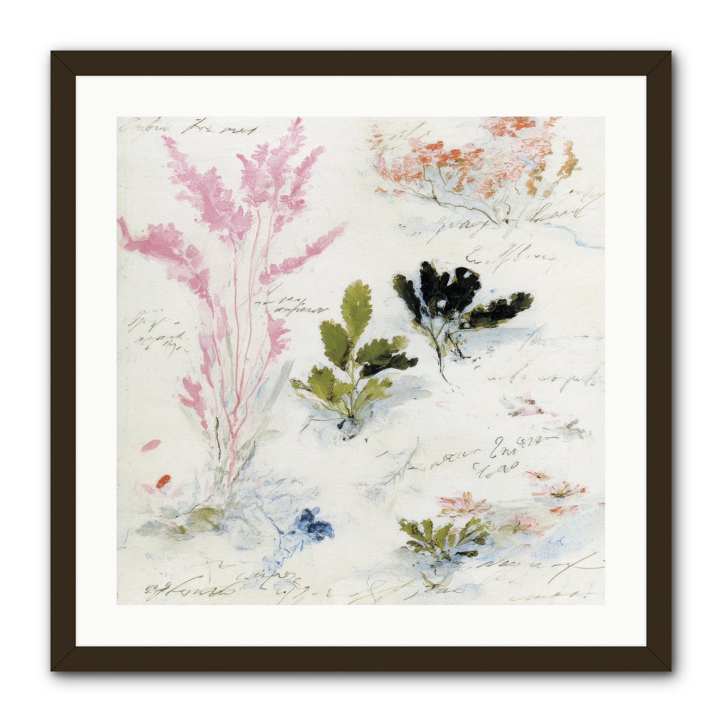 Woodland Memoir No.2 -- Framed Print - Black 24x24