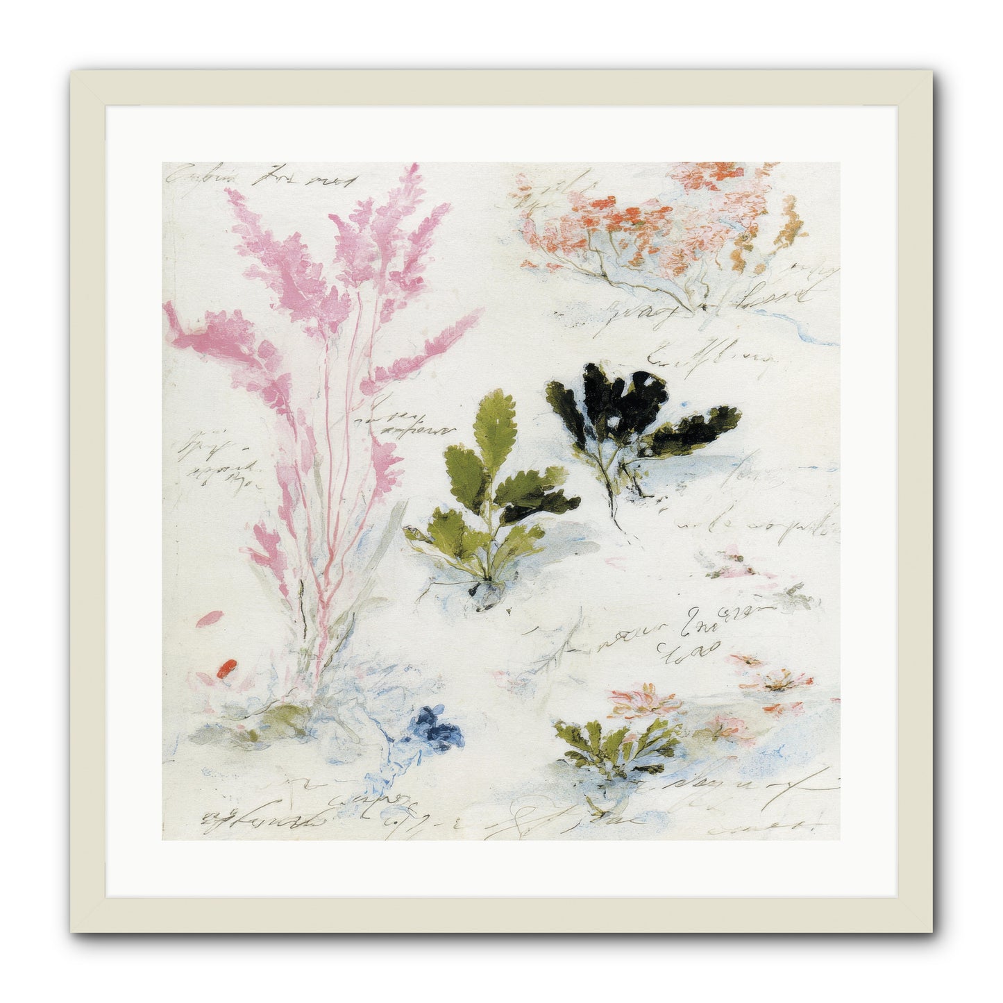 Woodland Memoir No.2 -- Framed Print - White 24x24