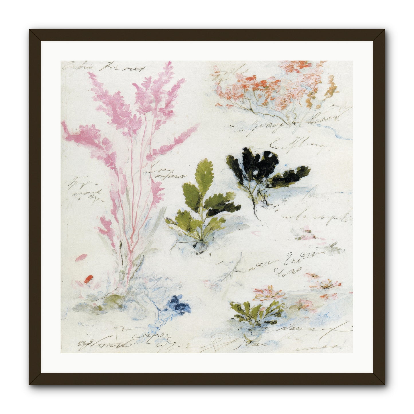 Woodland Memoir No.2 -- Framed Print - Black 30x30