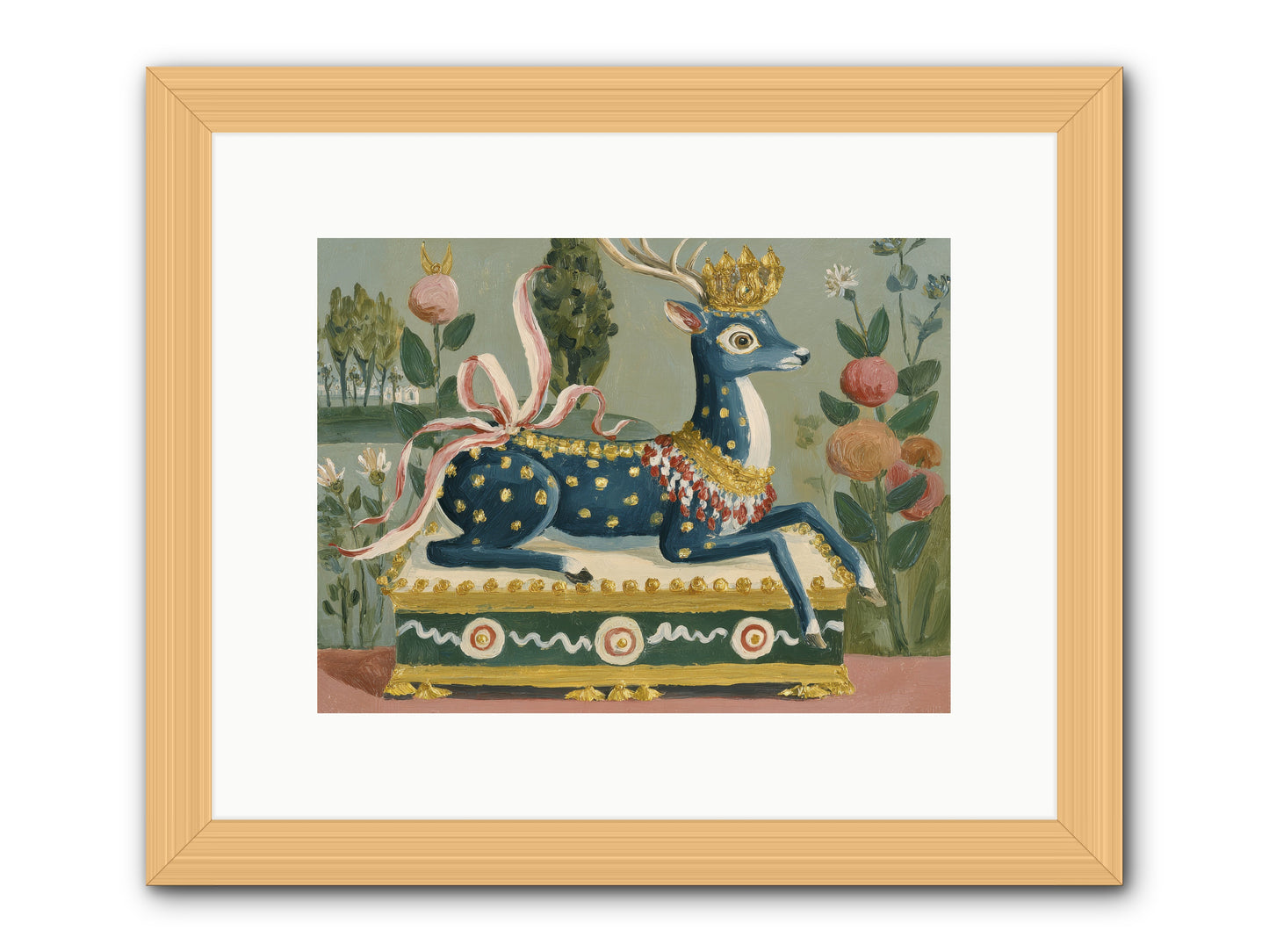 Woodland Queen -- Framed Print - Natural 12x9