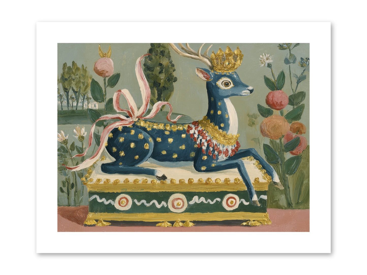 Woodland Queen -- Loose Canvas Print 12x9