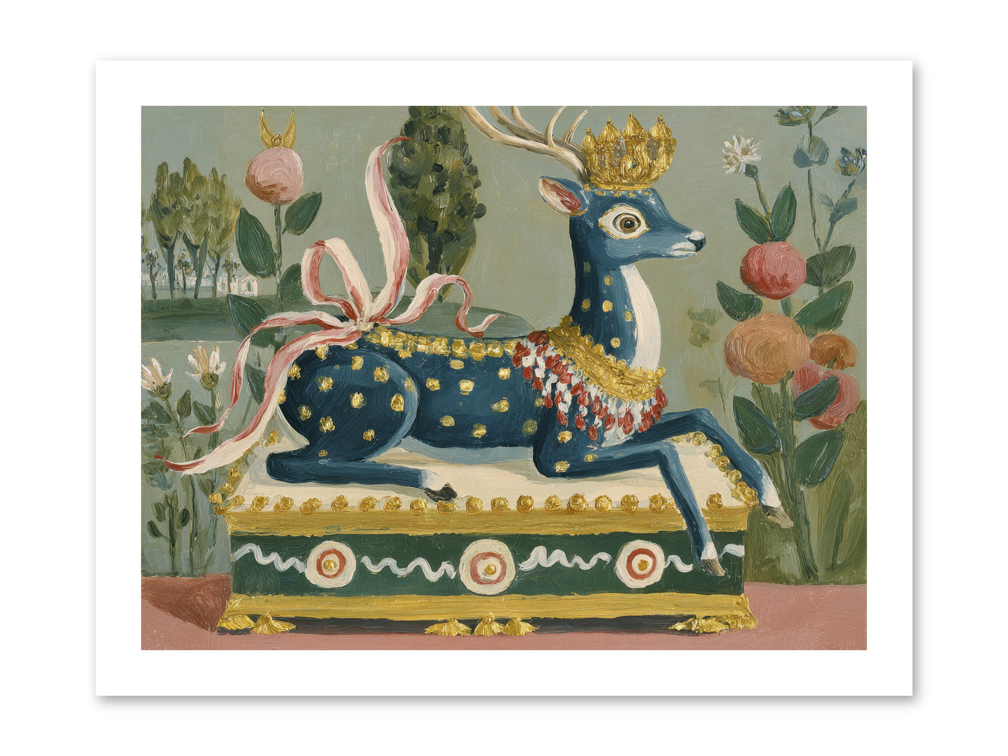 Woodland Queen -- Loose Canvas Print 16x12