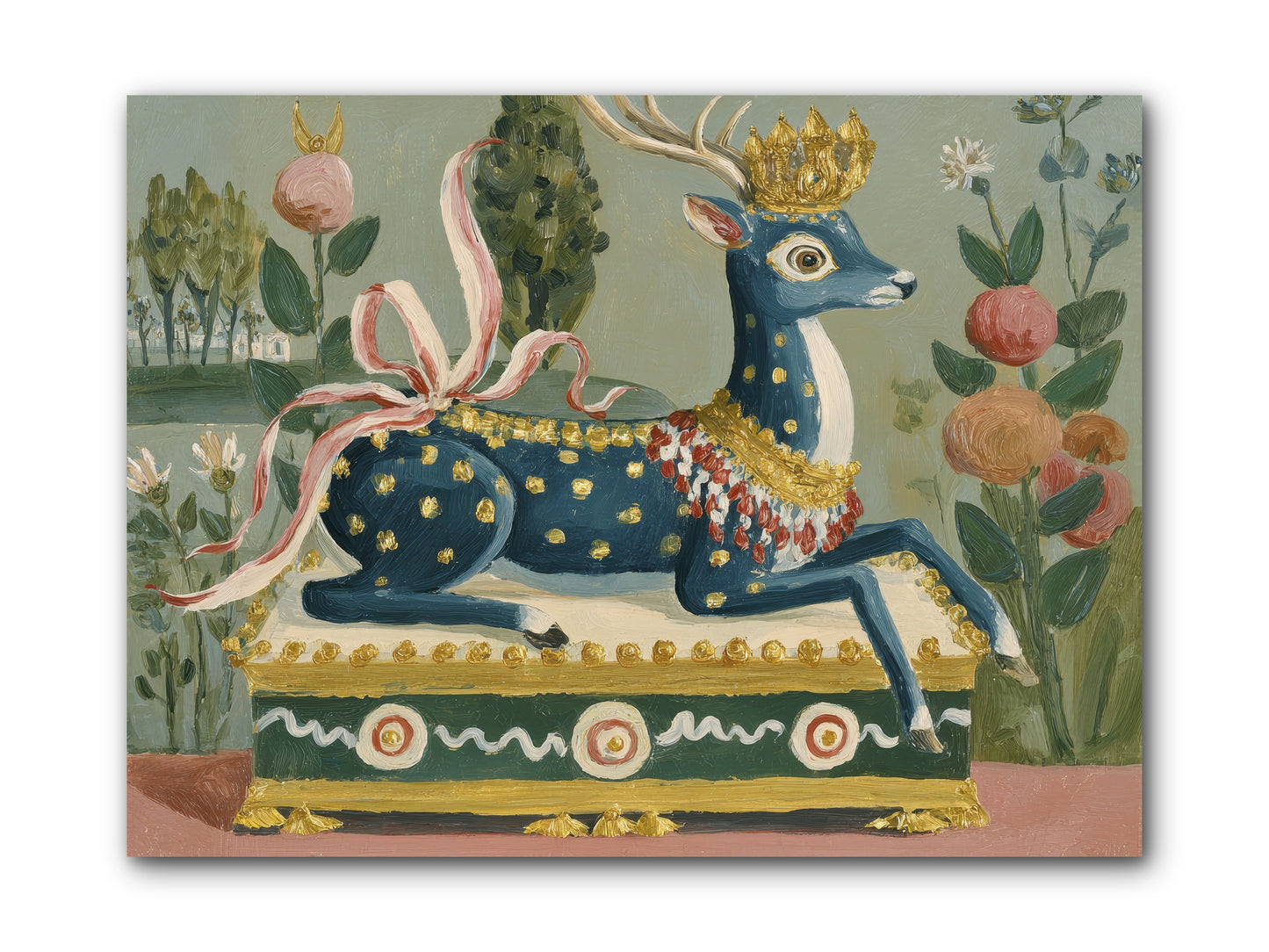 Woodland Queen -- Wrapped Canvas 12x9