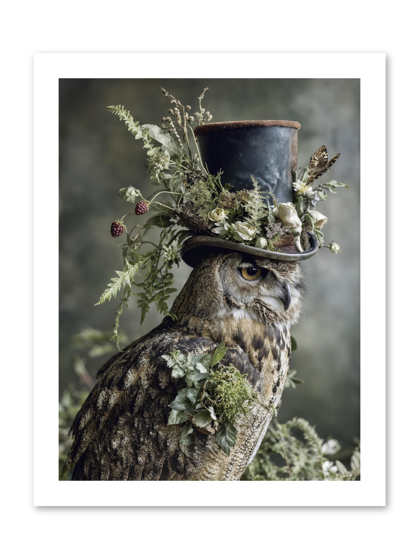 Woodland Sovereign -- Loose Canvas Print 12x16