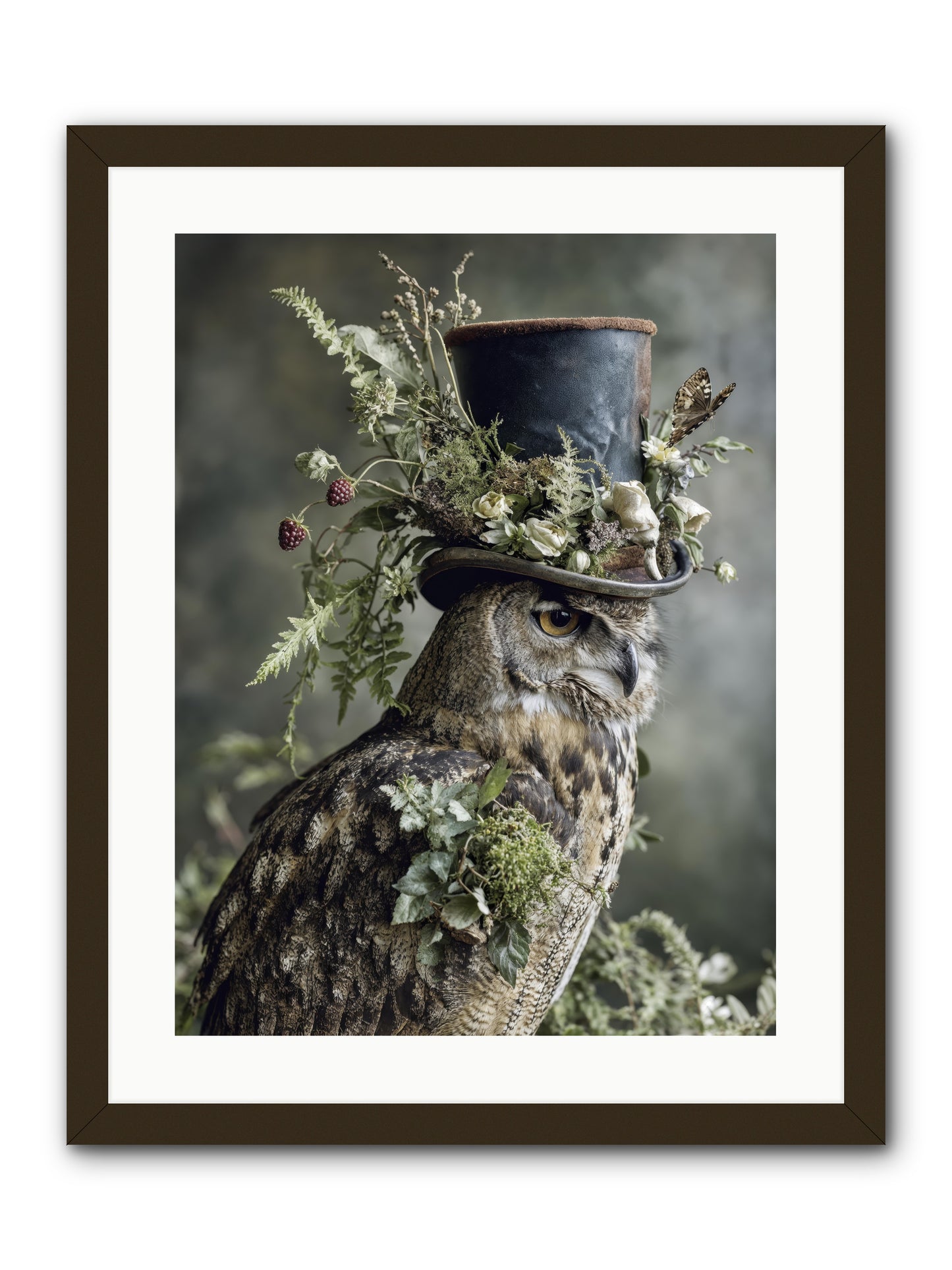 Woodland Sovereign -- Framed Print - Black 18x24