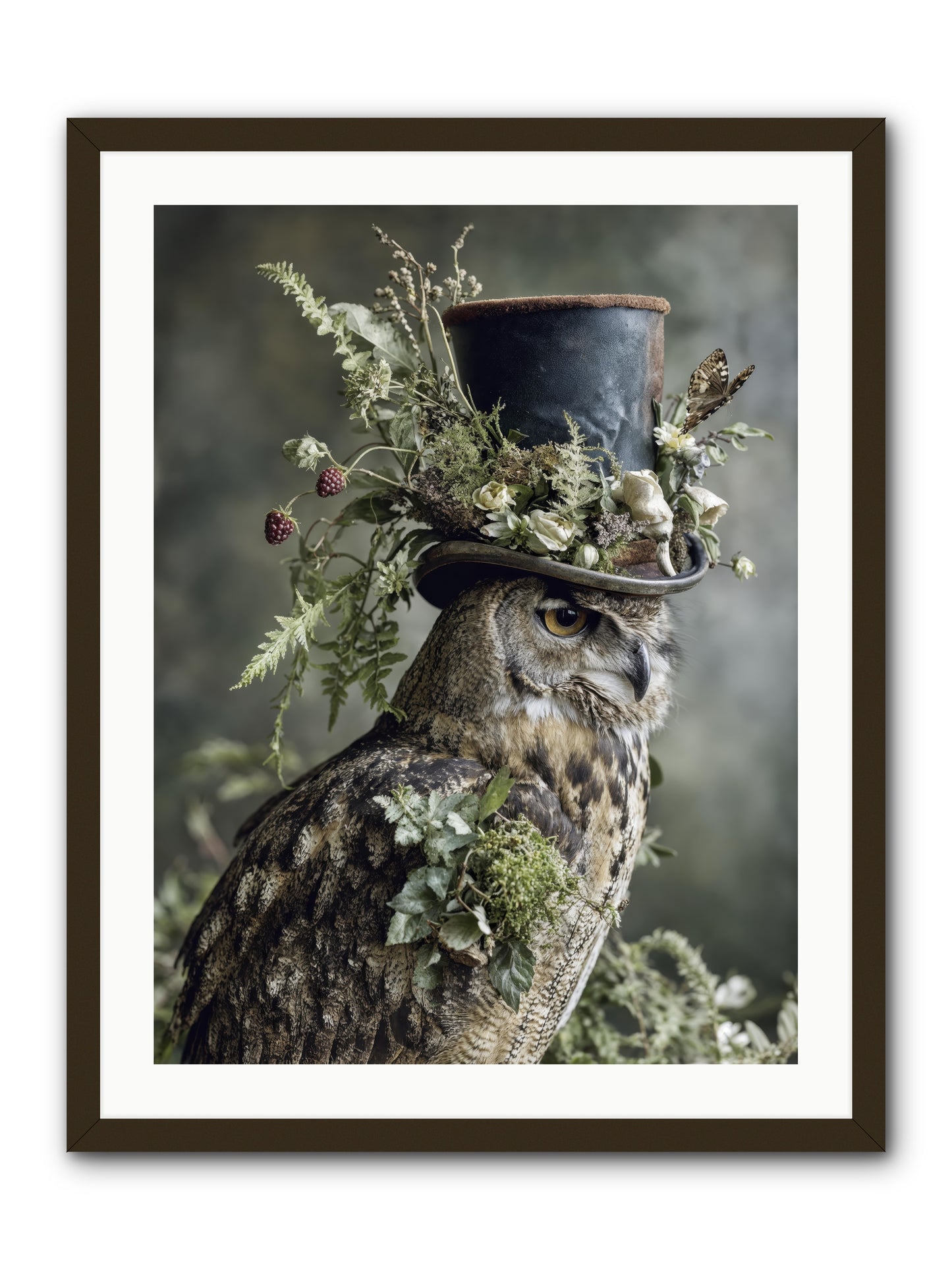 Woodland Sovereign -- Framed Print - Black 24x32