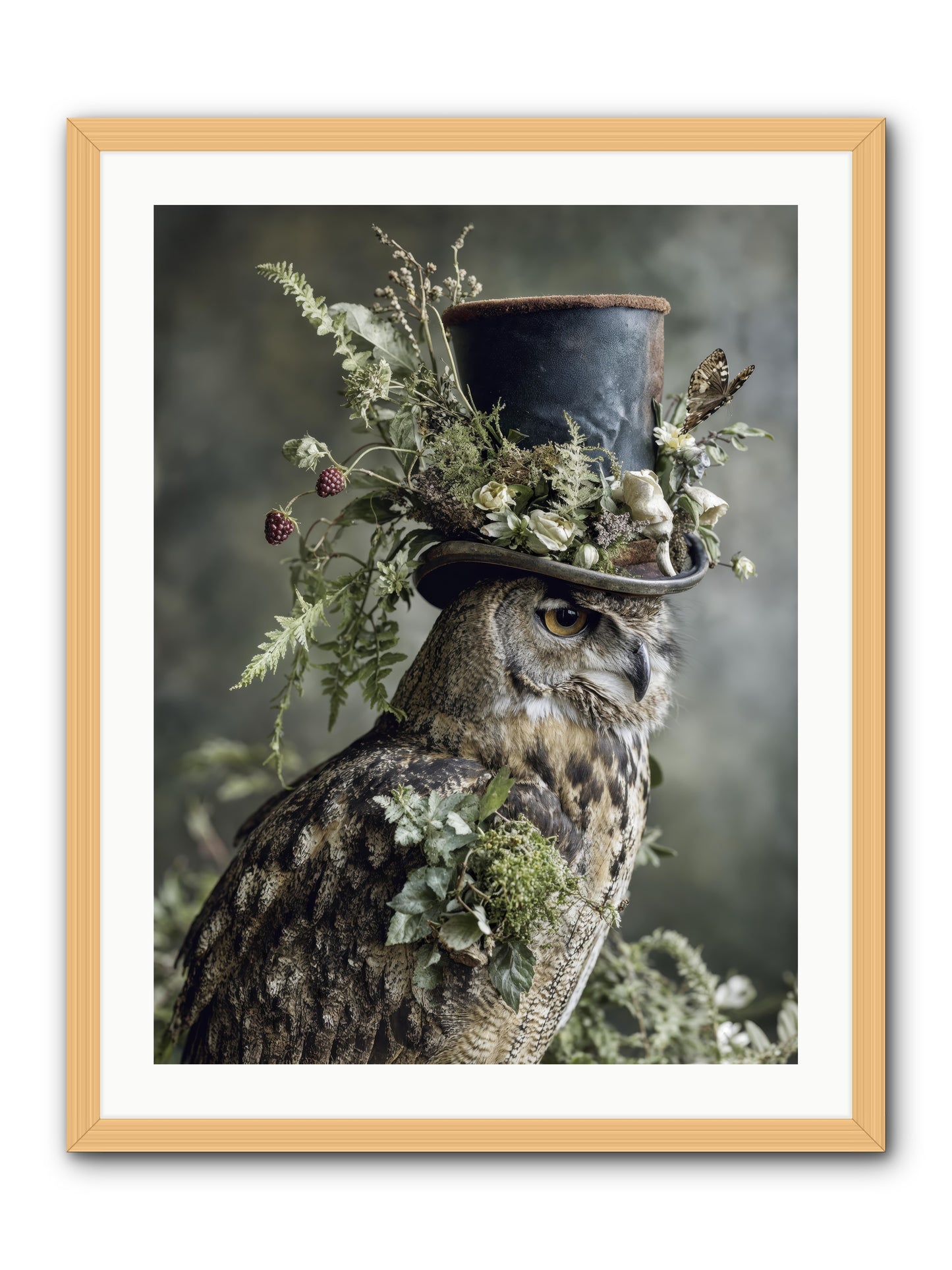 Woodland Sovereign -- Framed Print - Natural 24x32