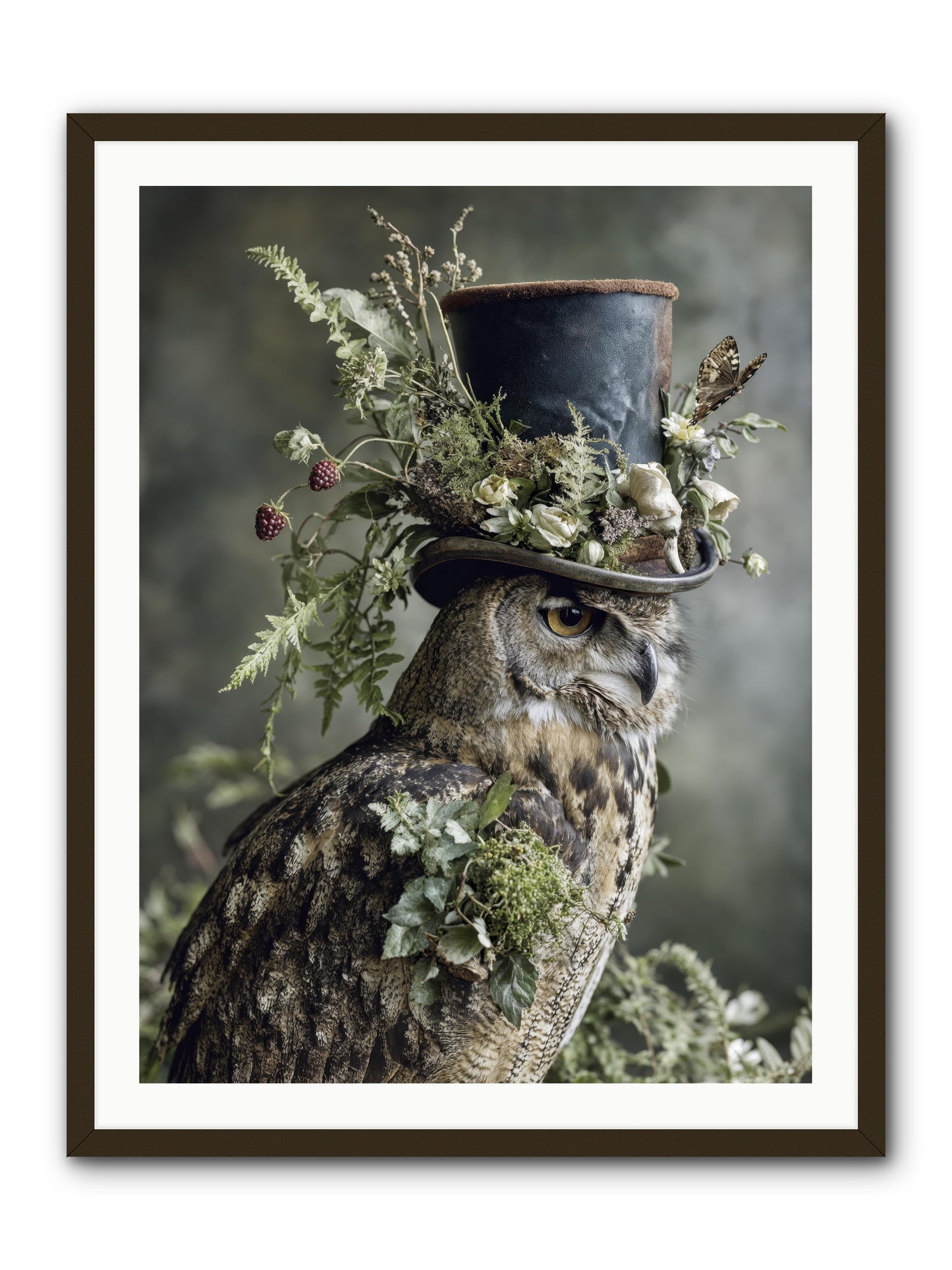 Woodland Sovereign -- Framed Print - Black 30x40