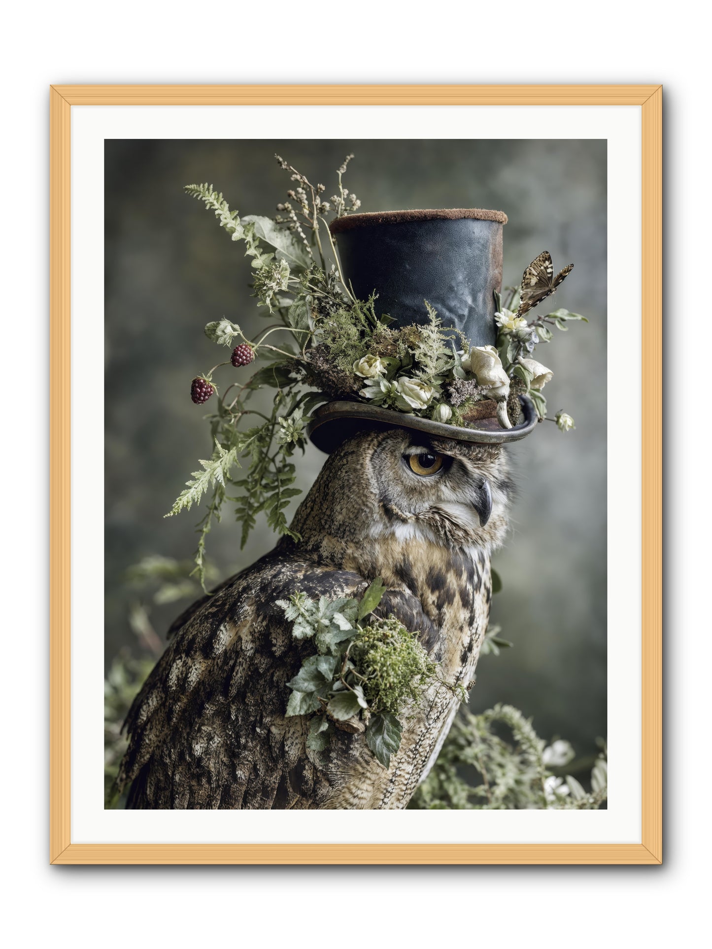 Woodland Sovereign -- Framed Print - Natural 30x40