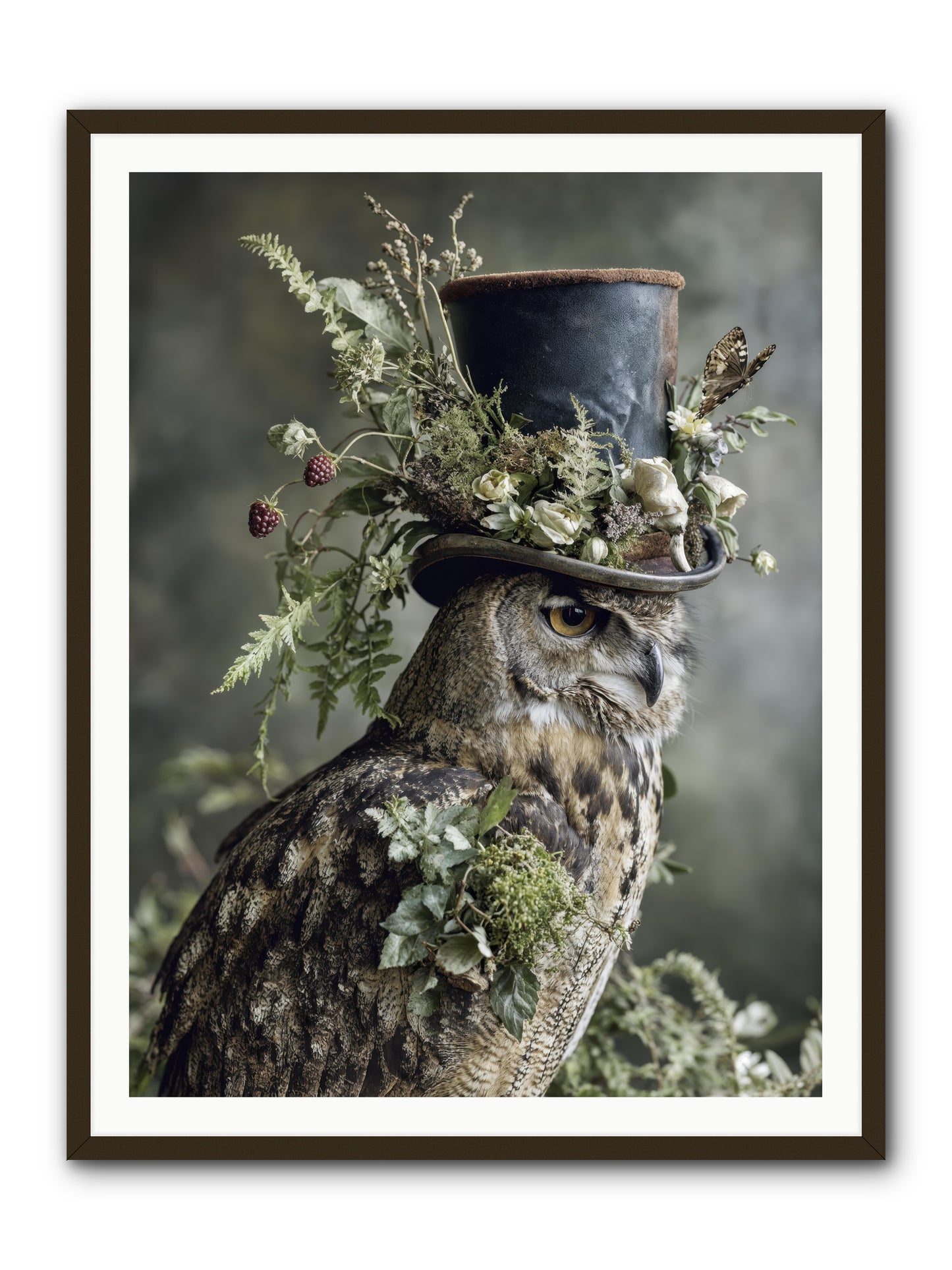 Woodland Sovereign -- Framed Print - Black 36x48
