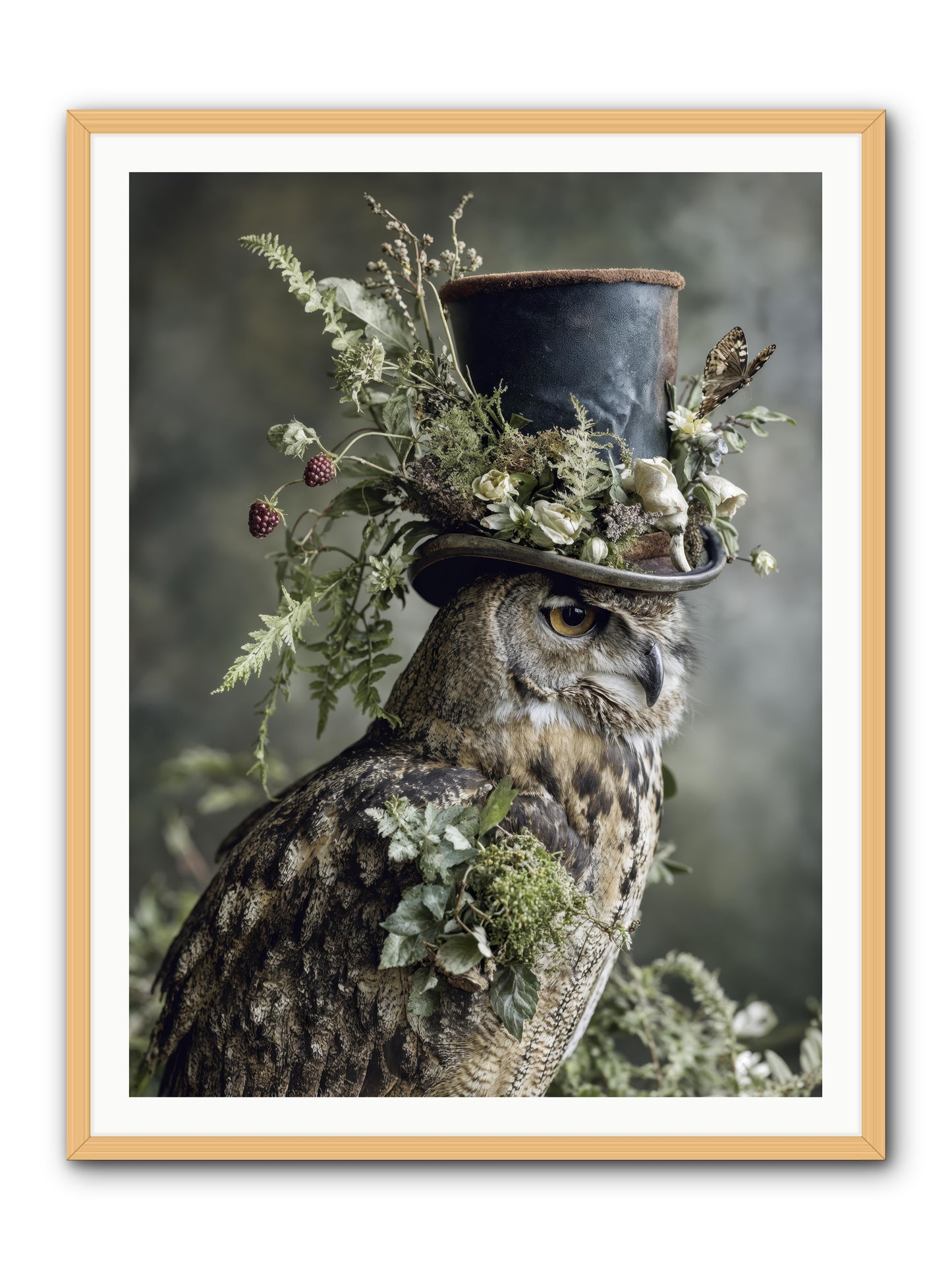 Woodland Sovereign -- Framed Print - Natural 36x48