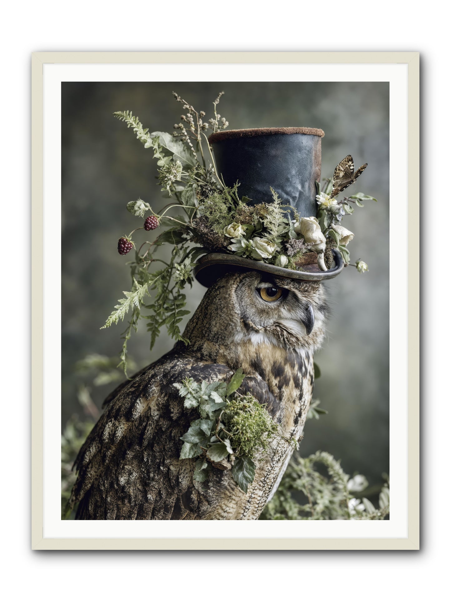 Woodland Sovereign -- Framed Print - White 36x48