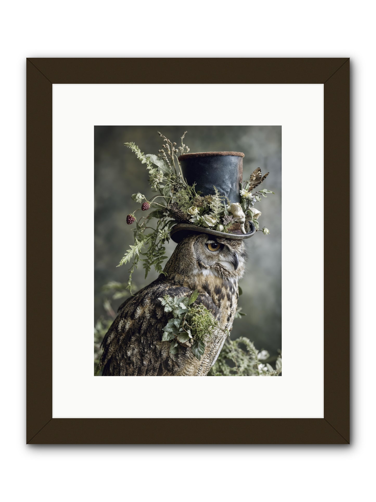 Woodland Sovereign -- Framed Print - Black 9x12