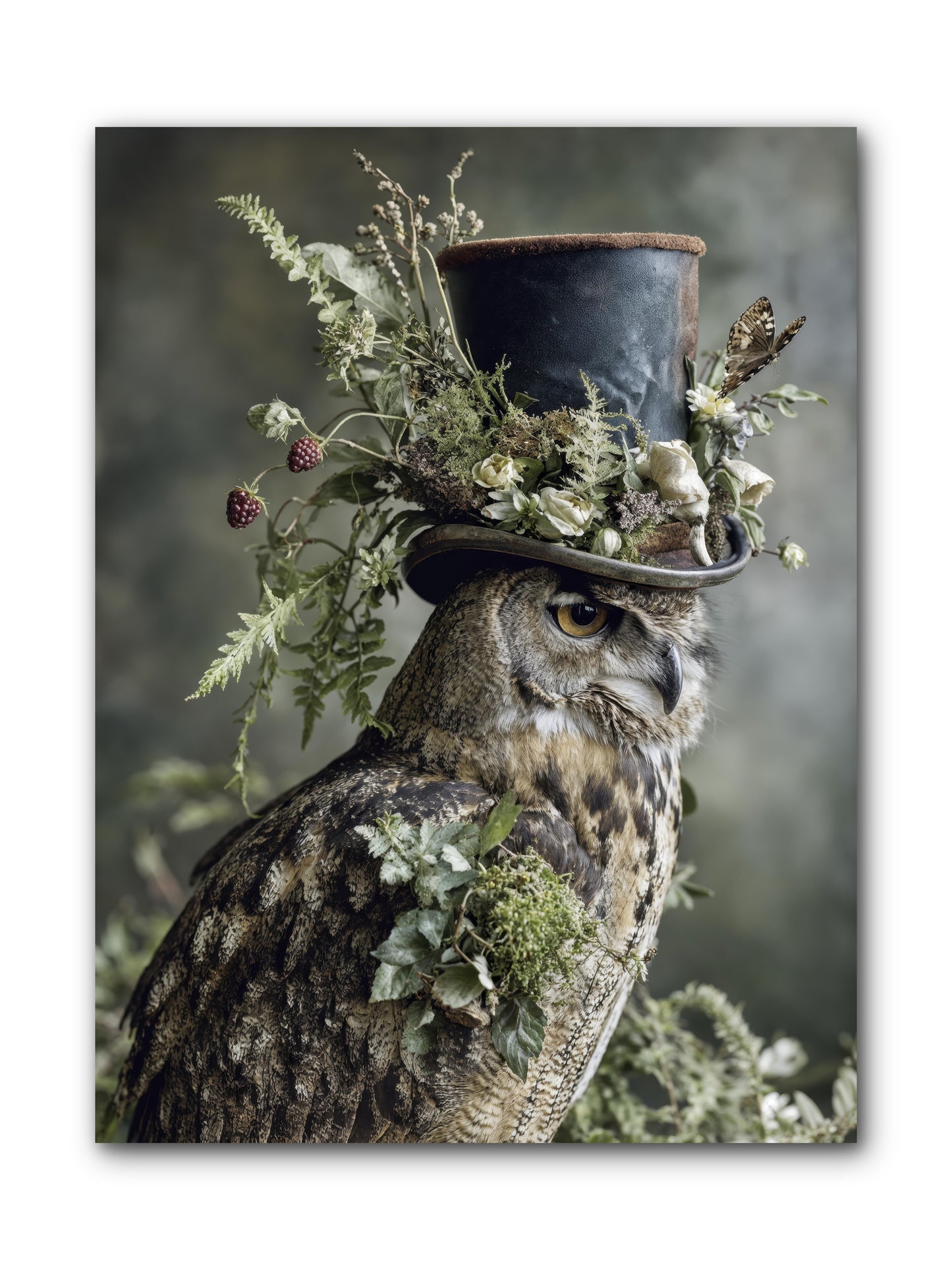 Woodland Sovereign -- Wrapped Canvas 9x12