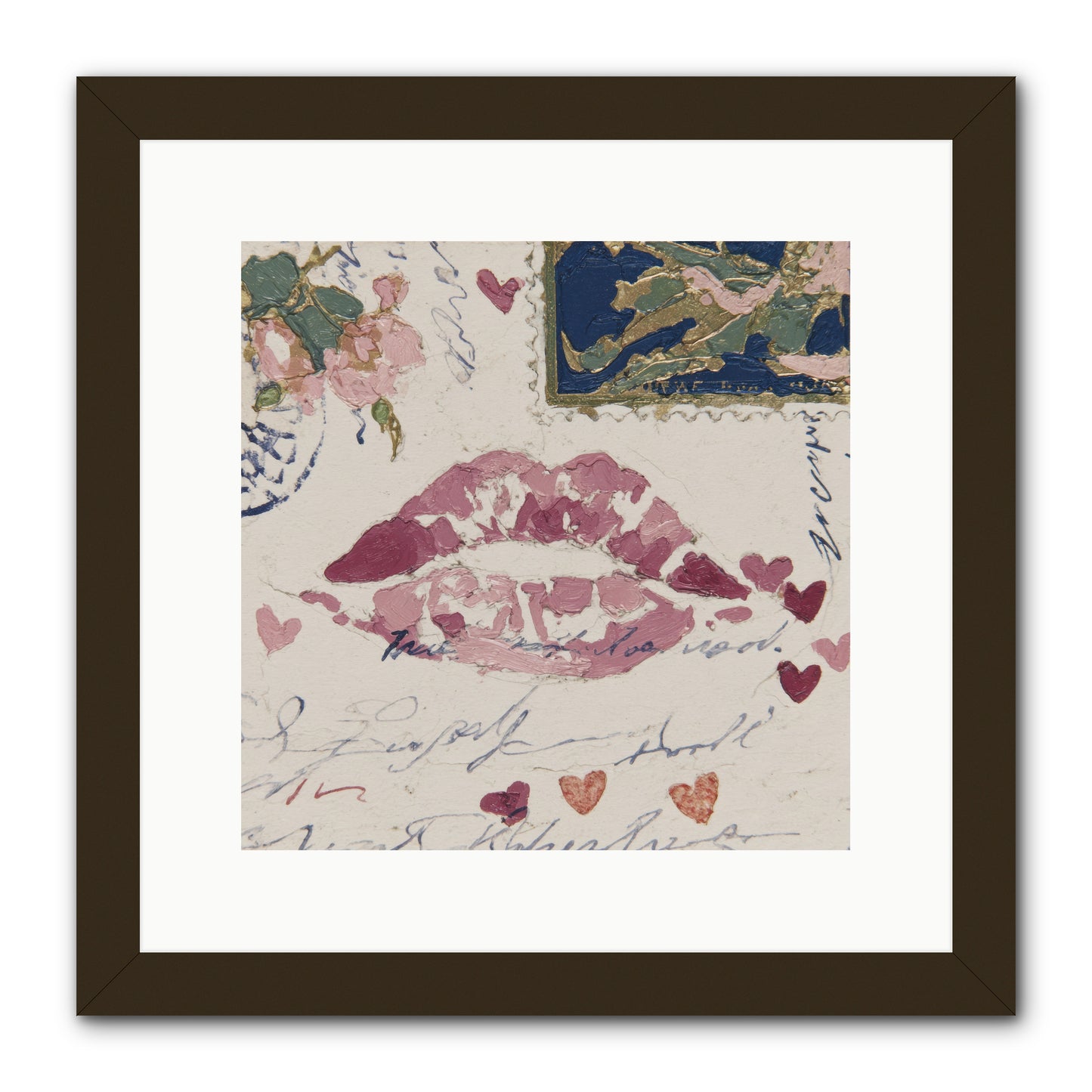 Worth Waiting For -- Framed Print - Black 12x12