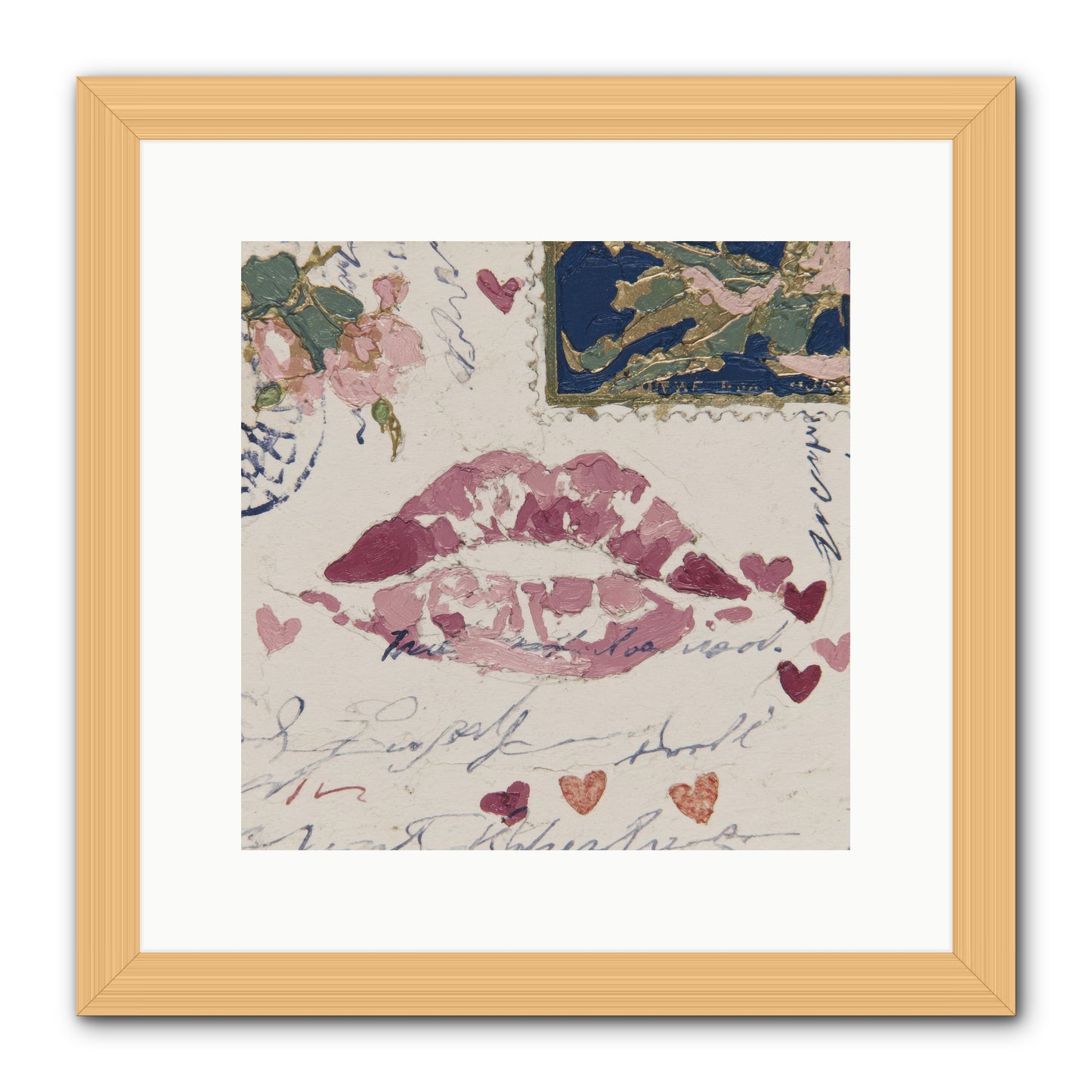 Worth Waiting For -- Framed Print - Natural 12x12