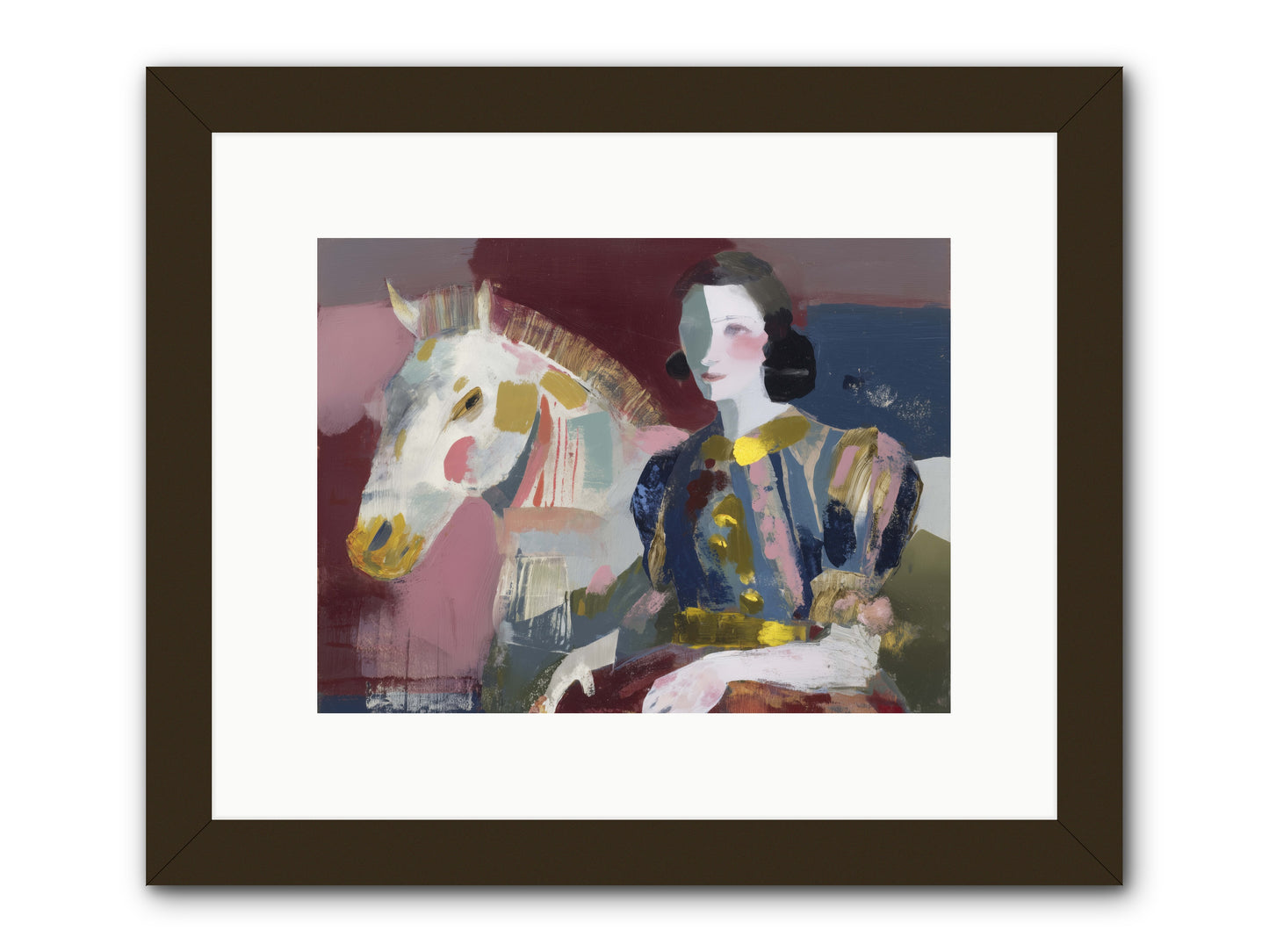 Woven Into Every Tale -- Framed Print - Black 12x9