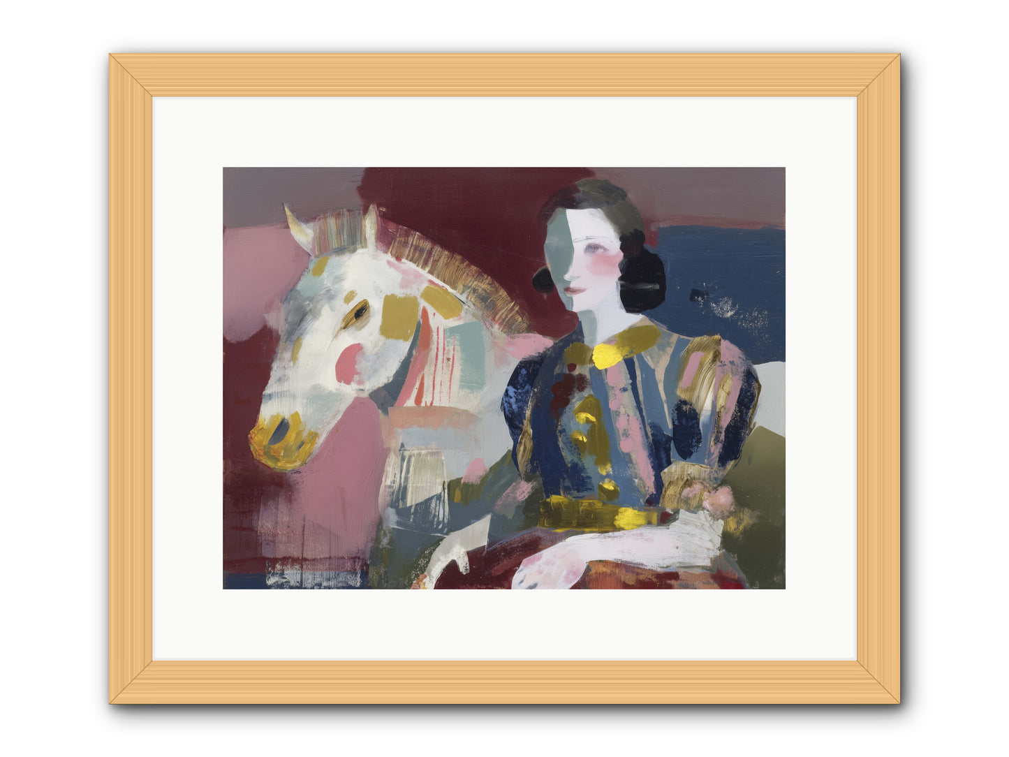 Woven Into Every Tale -- Framed Print - Natural 16x12